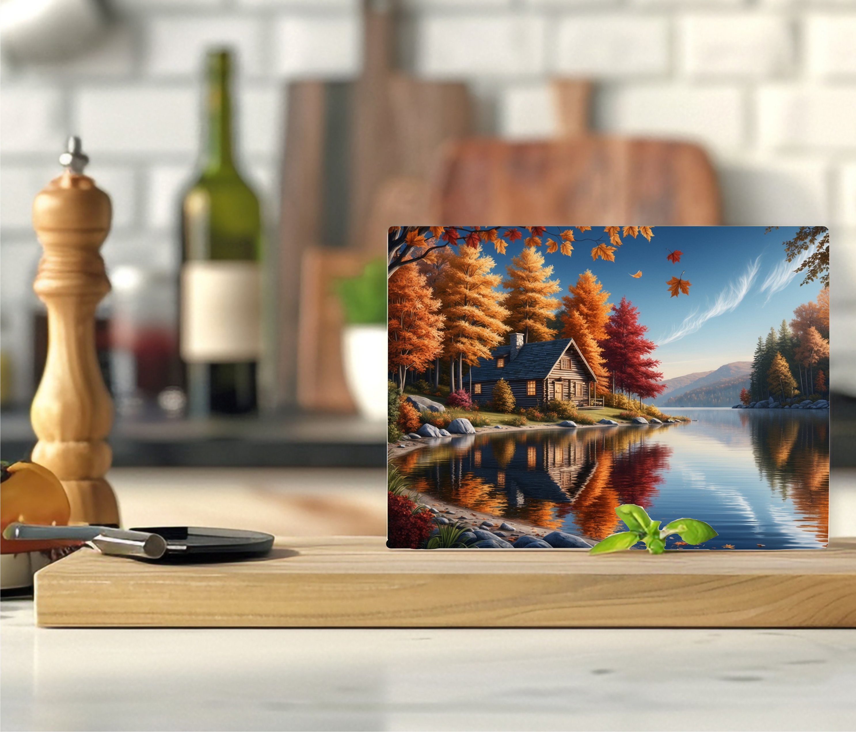 Autumn Scene - Cutting Board - Sublimation Transfer