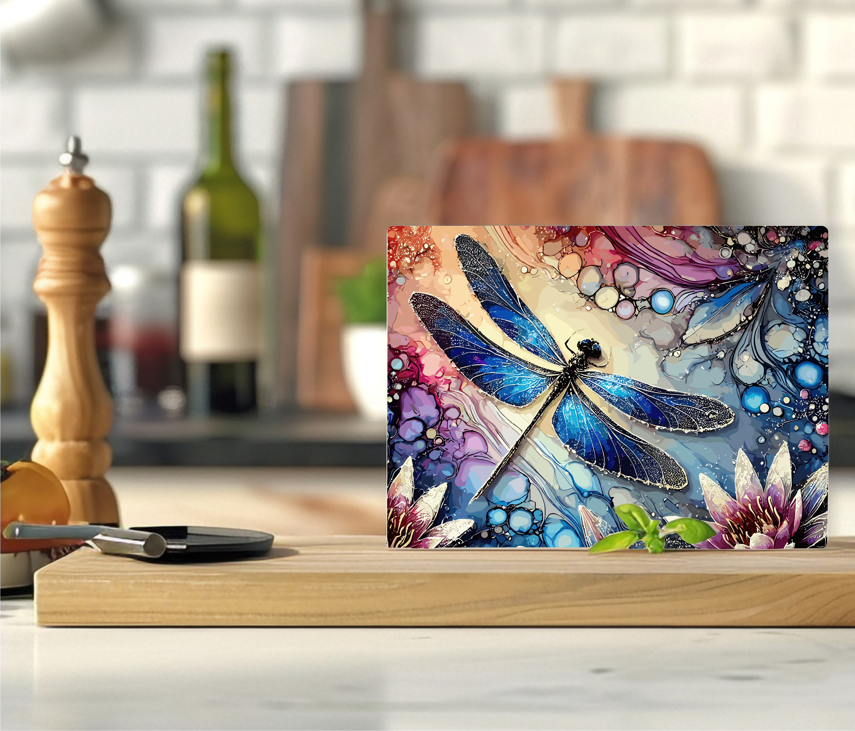 Dragonfly - Cutting Board - Sublimation Transfer