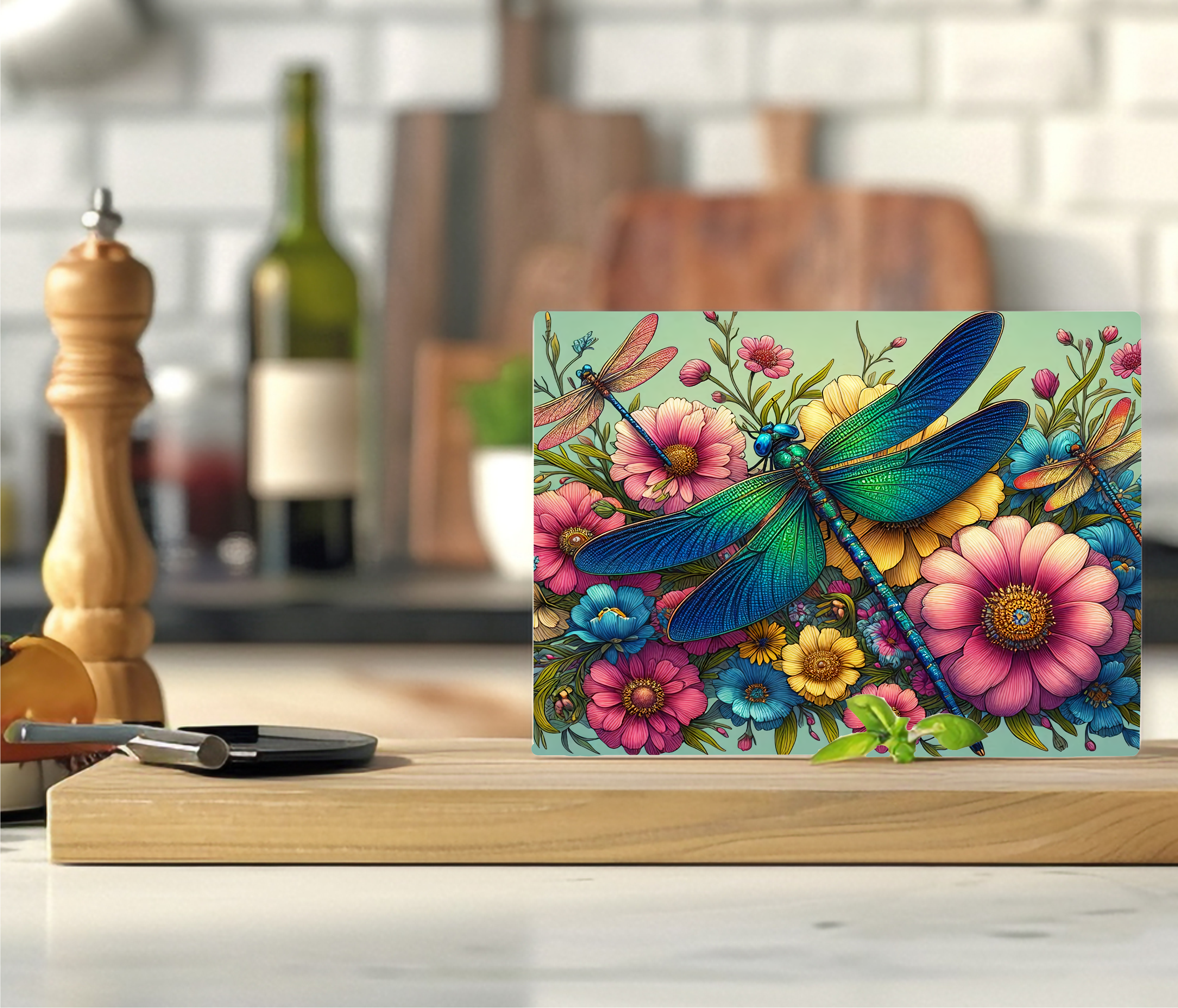 Dragonfly - Cutting Board - Sublimation Transfer