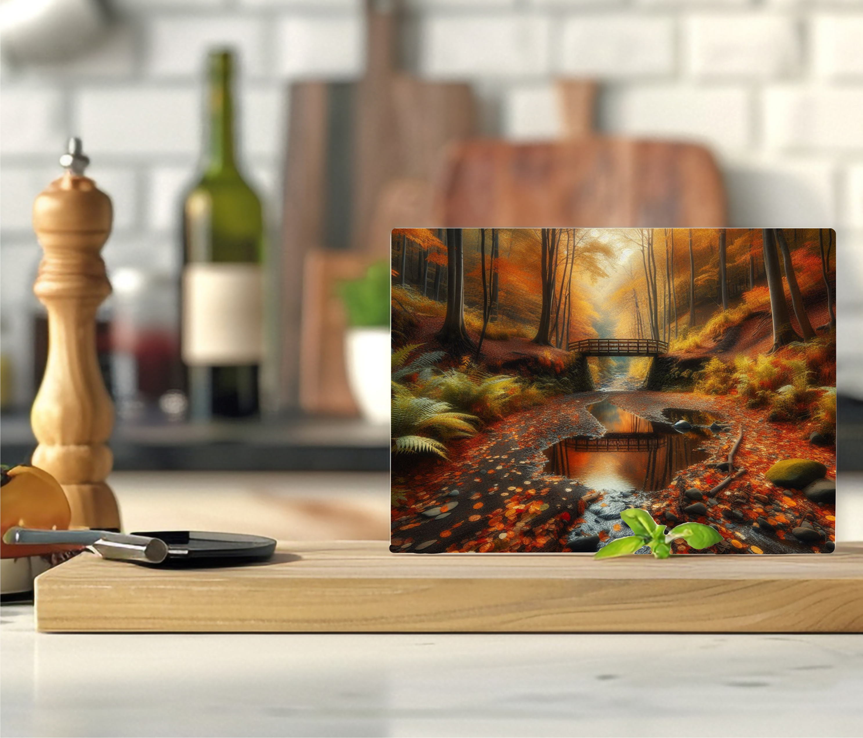 Fall Scene - Cutting Board - Sublimation Transfer