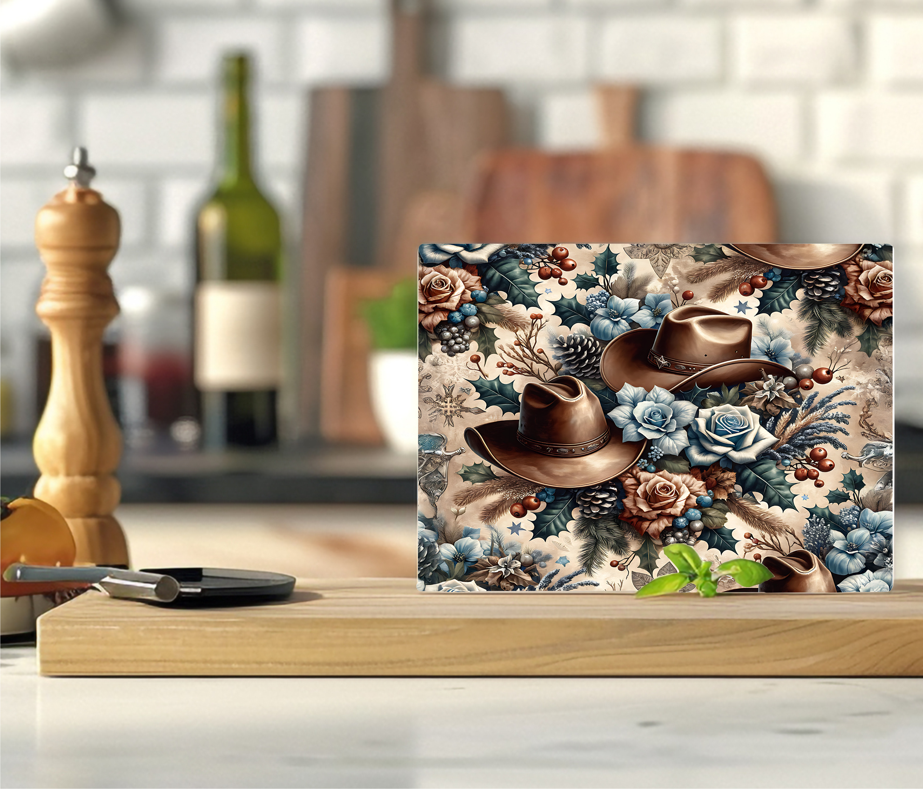 Cowgirl Hats - Cutting Board - Sublimation Transfer