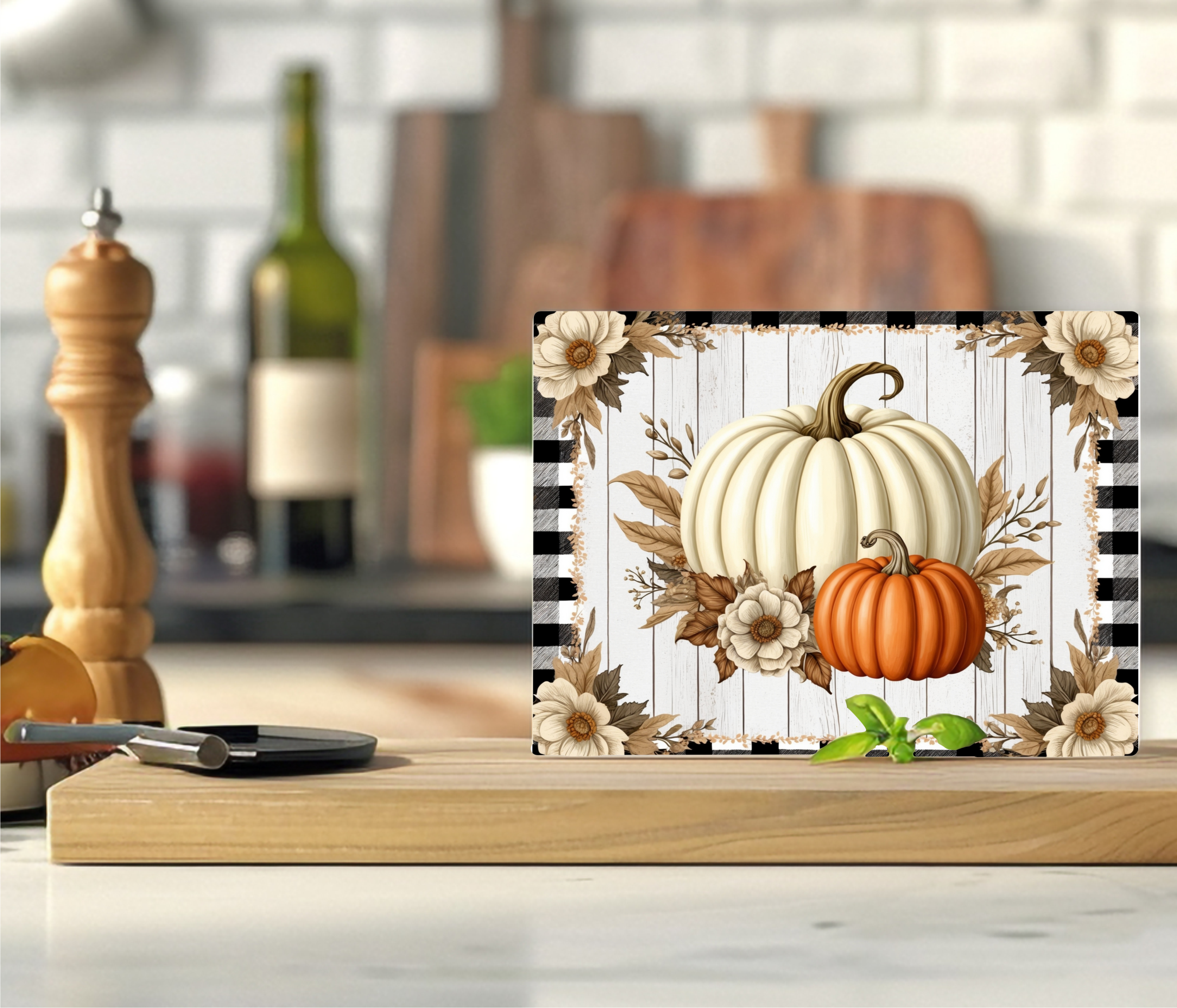 Autumn Bouquet - Cutting Board - Sublimation Transfer