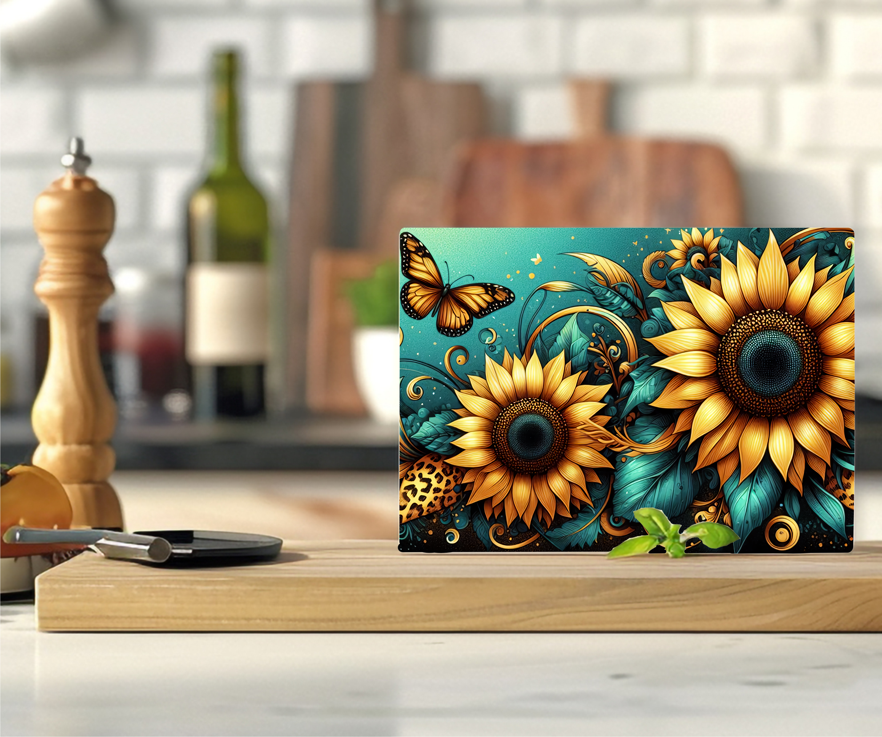 Sunflowers - Cutting Board - Sublimation Transfer