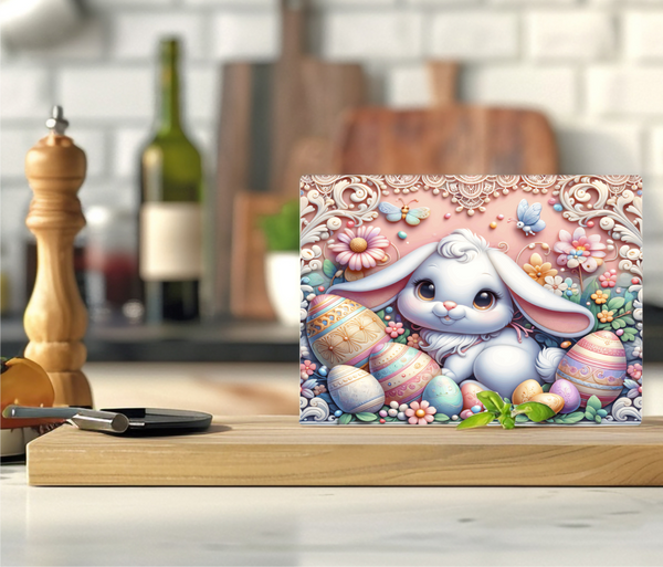 Easter Bunny - Cutting Board - Sublimation Transfer