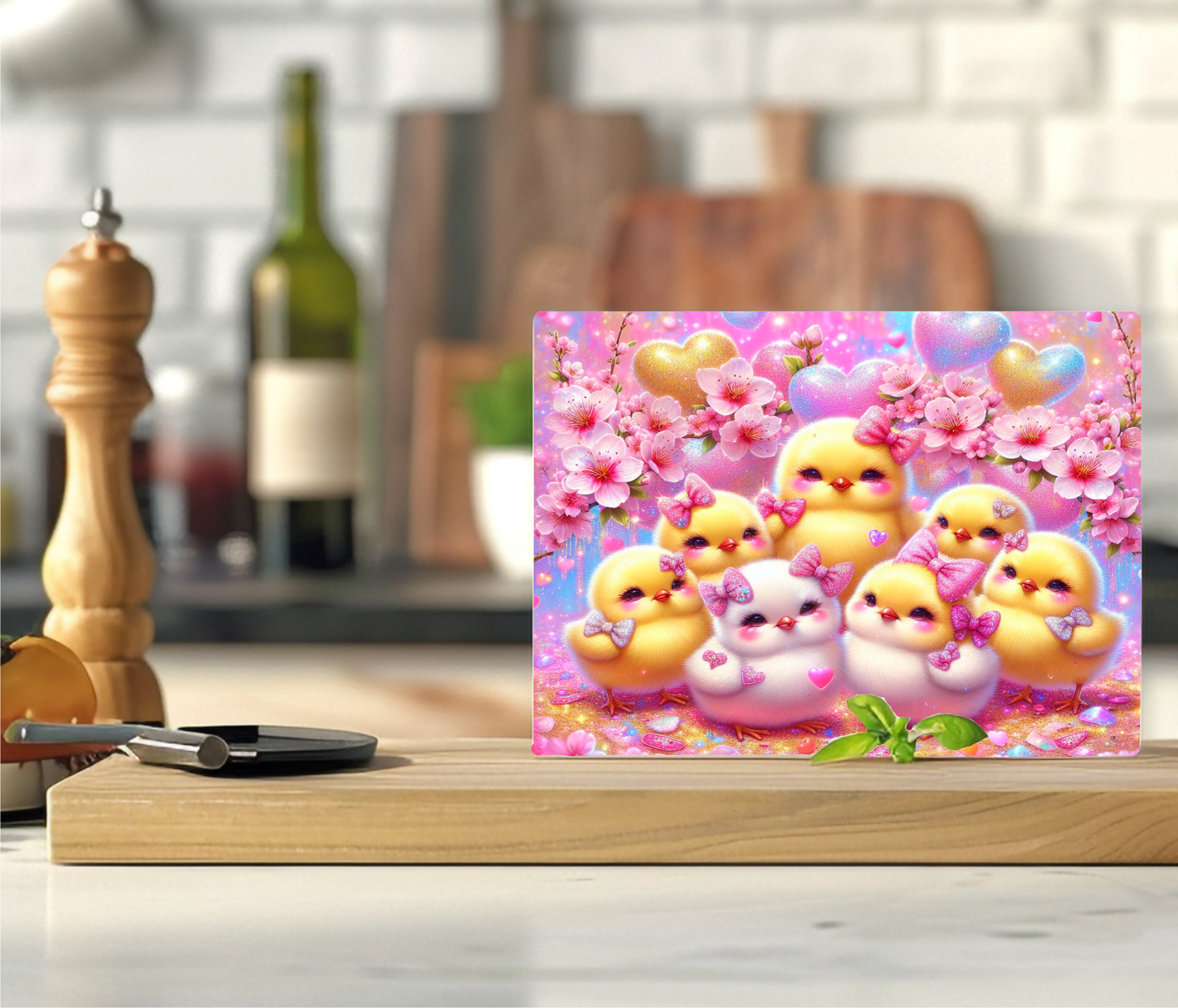 Easter Chicks - Cutting Board - Sublimation Transfer