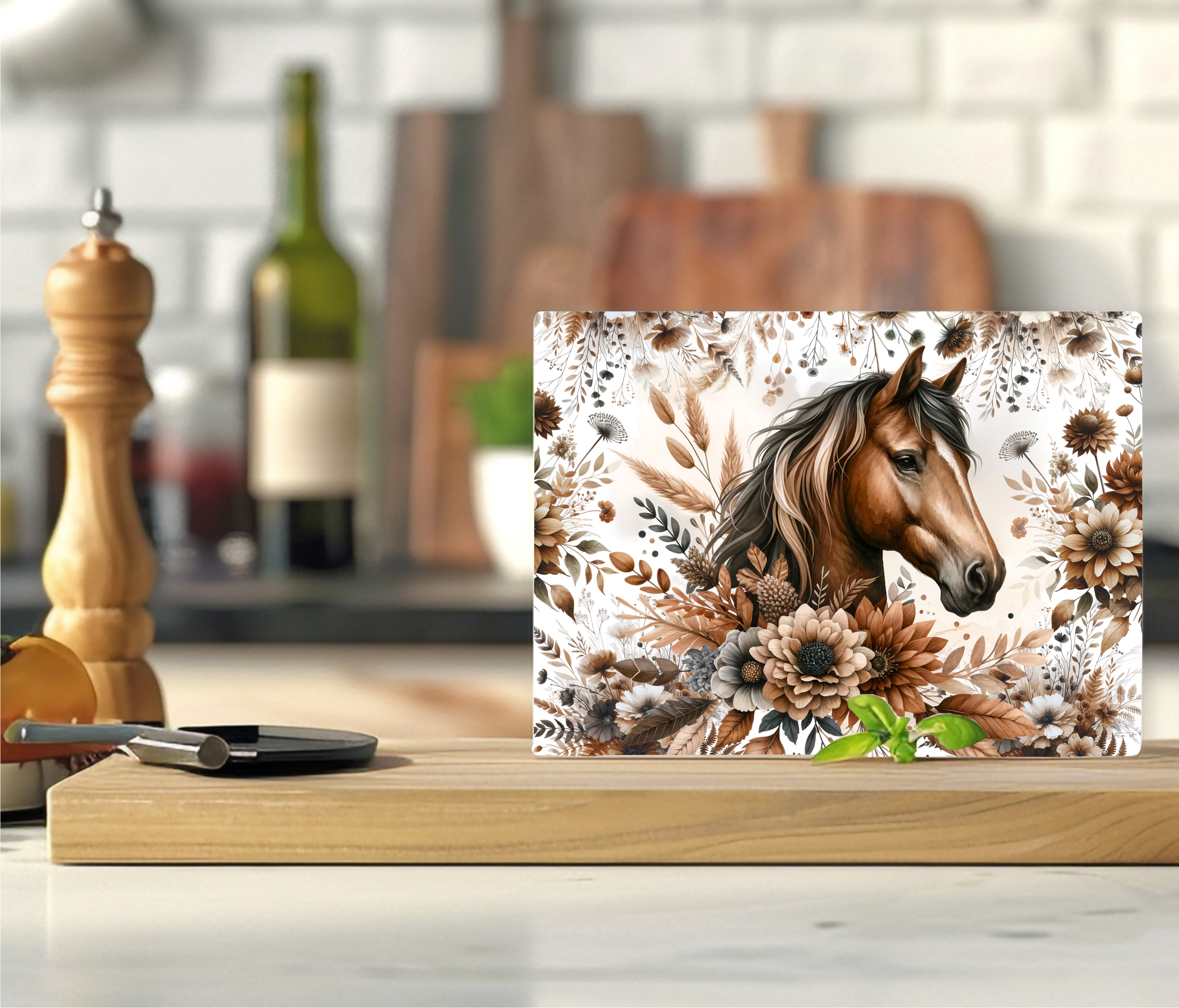 Western Horse - Cutting Board - Sublimation Transfer