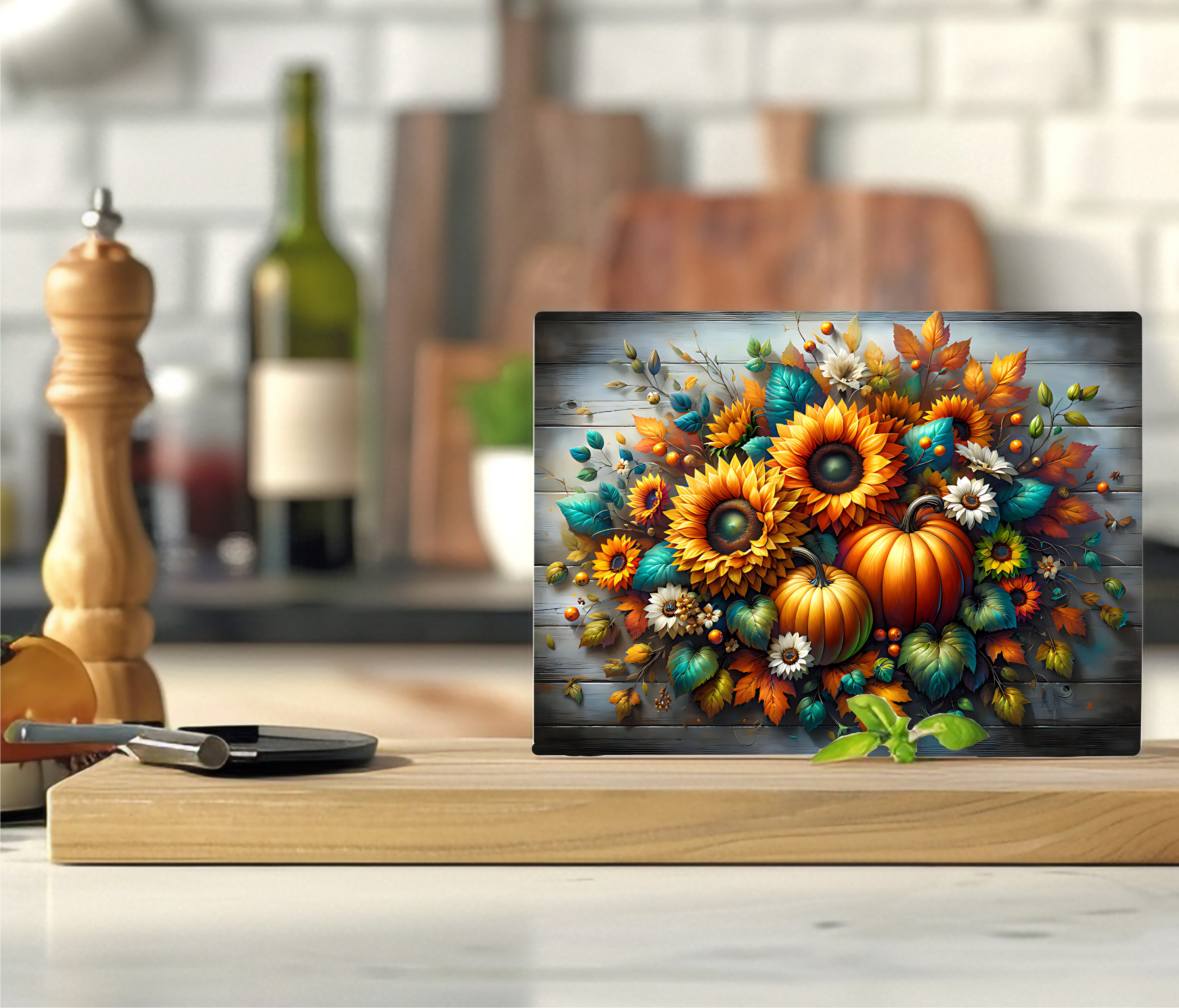 Autumn Scene - Cutting Board - Sublimation Transfer