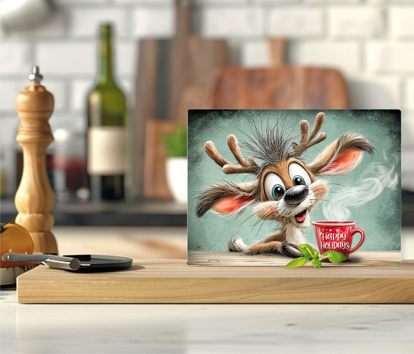 Reindeer - Cutting Board - Sublimation Transfer