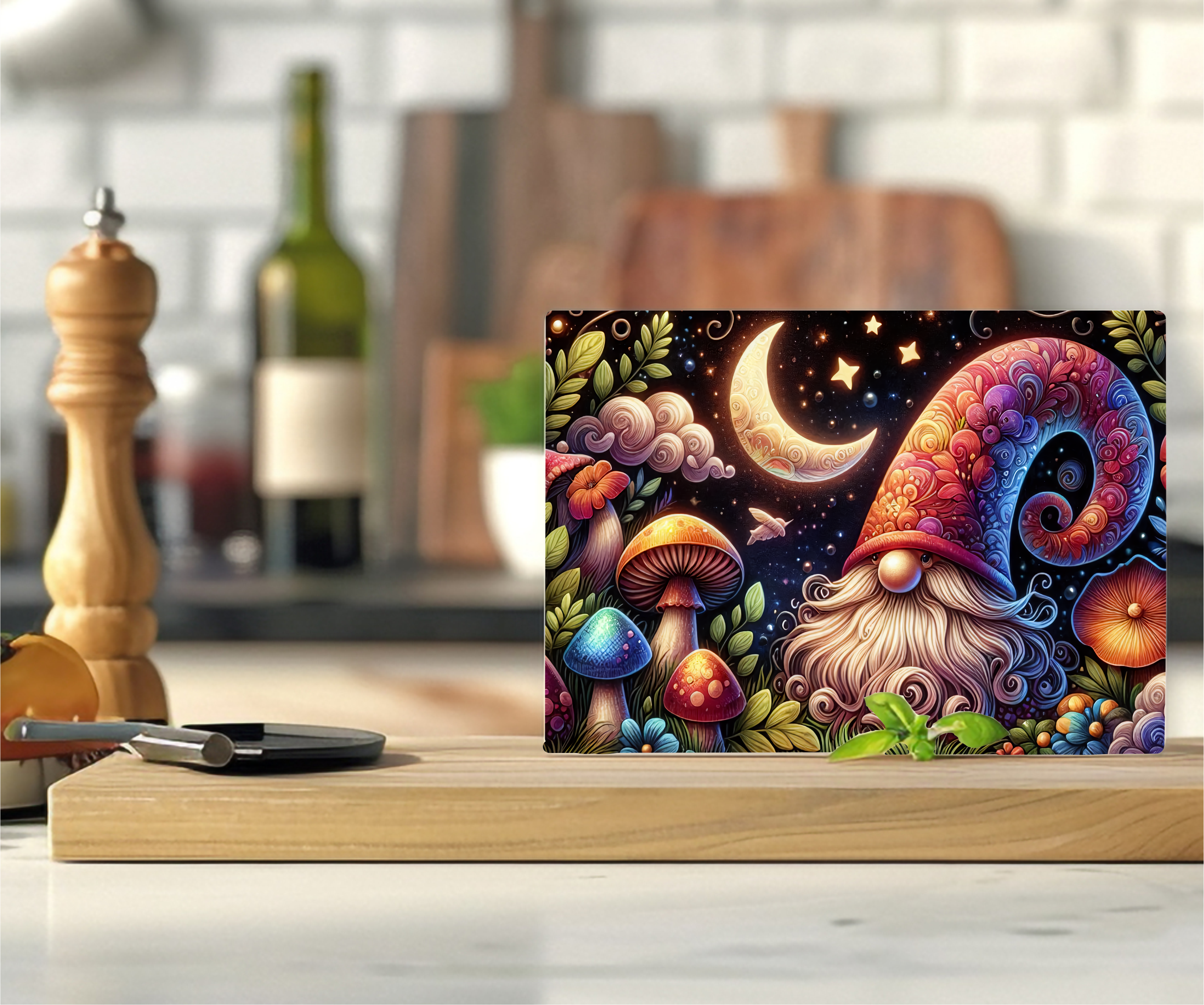 Gnome - Cutting Board - Sublimation Transfer