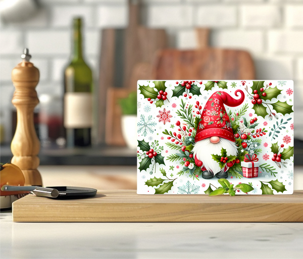Christmas Gnome - Cutting Board - Sublimation Transfer