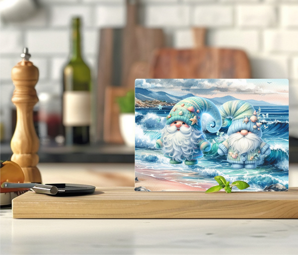 Ocean Gnomes - Cutting Board - Sublimation Transfer
