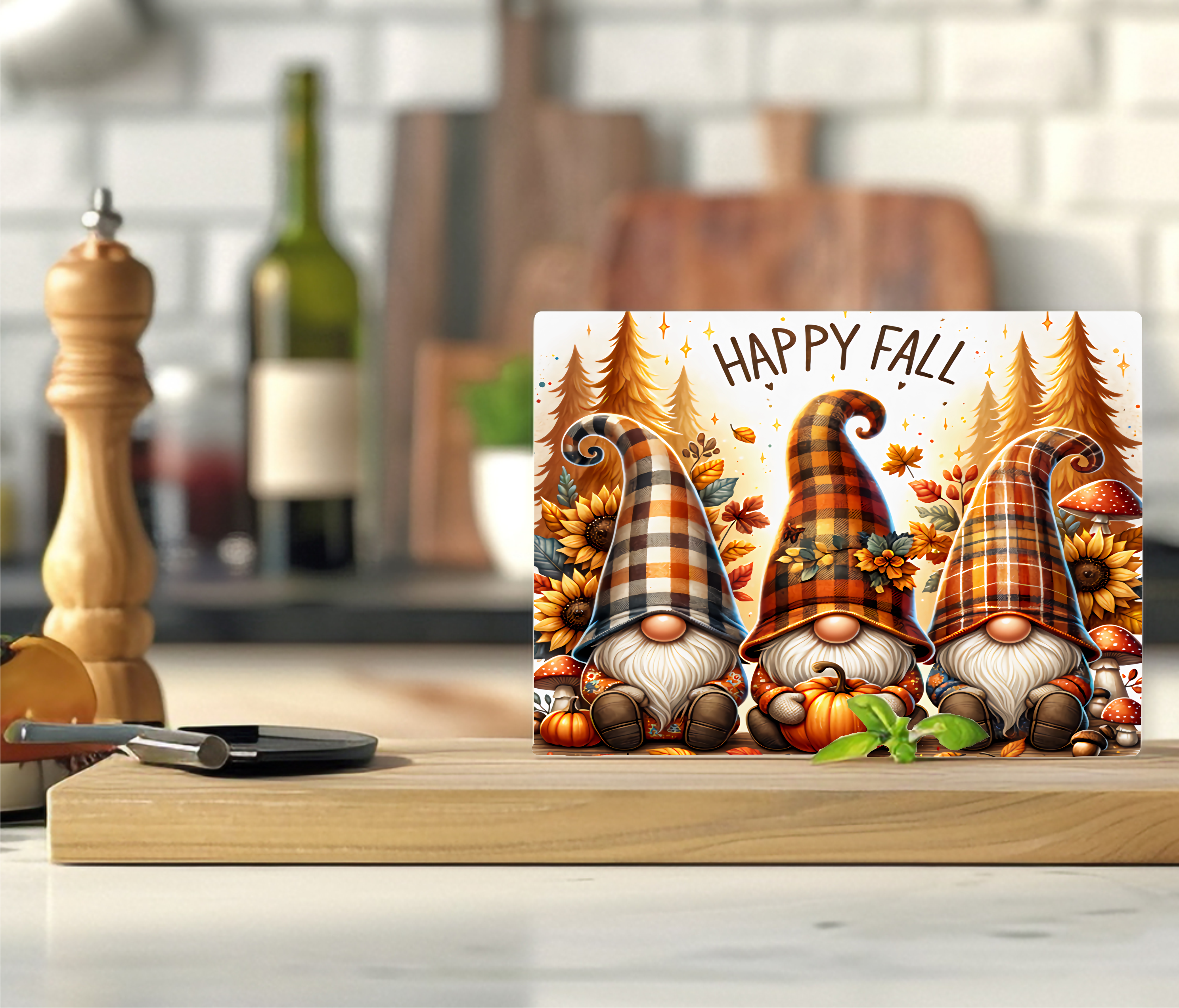 Hello Fall - Cutting Board - Sublimation Transfer