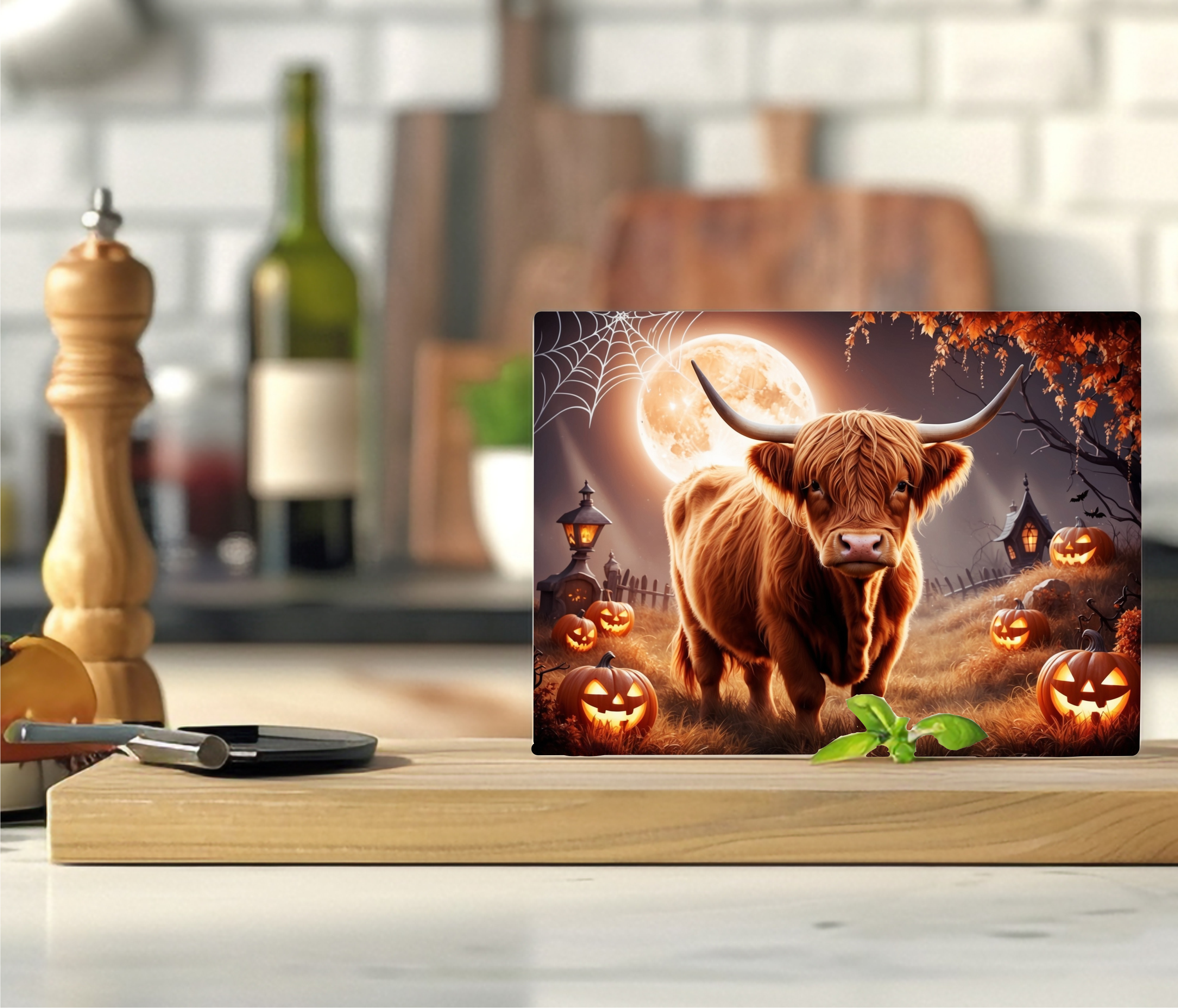 Halloween Highlander - Cutting Board - Sublimation Transfer