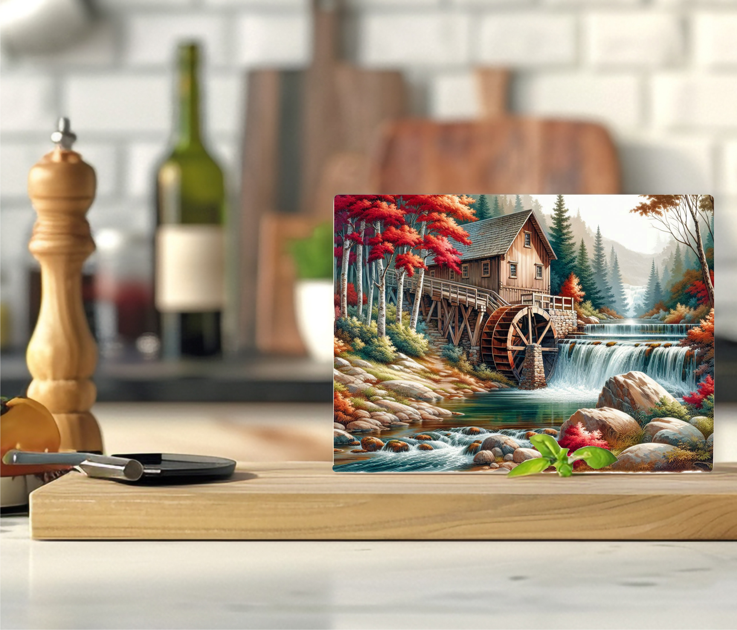 Waterfall - Cutting Board - Sublimation Transfer
