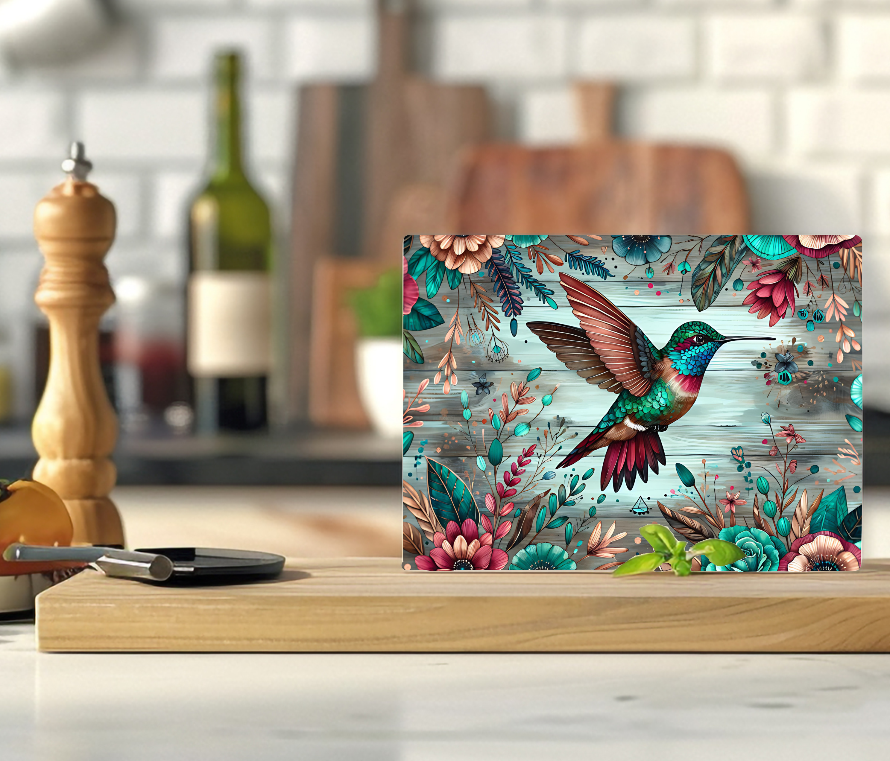 Hummingbird - Cutting Board - Sublimation Transfer