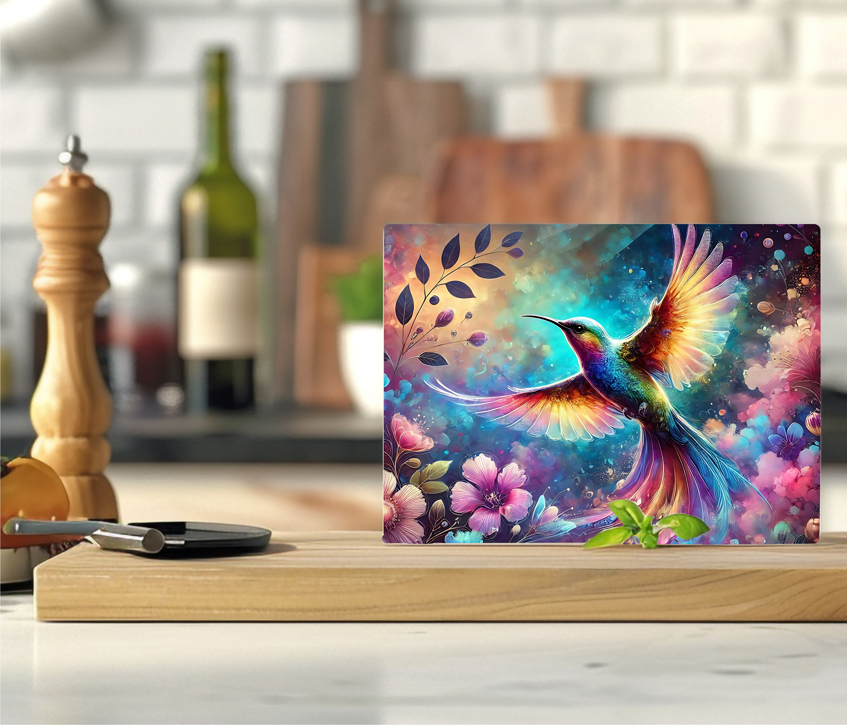 Hummingbird - Cutting Board - Sublimation Transfer