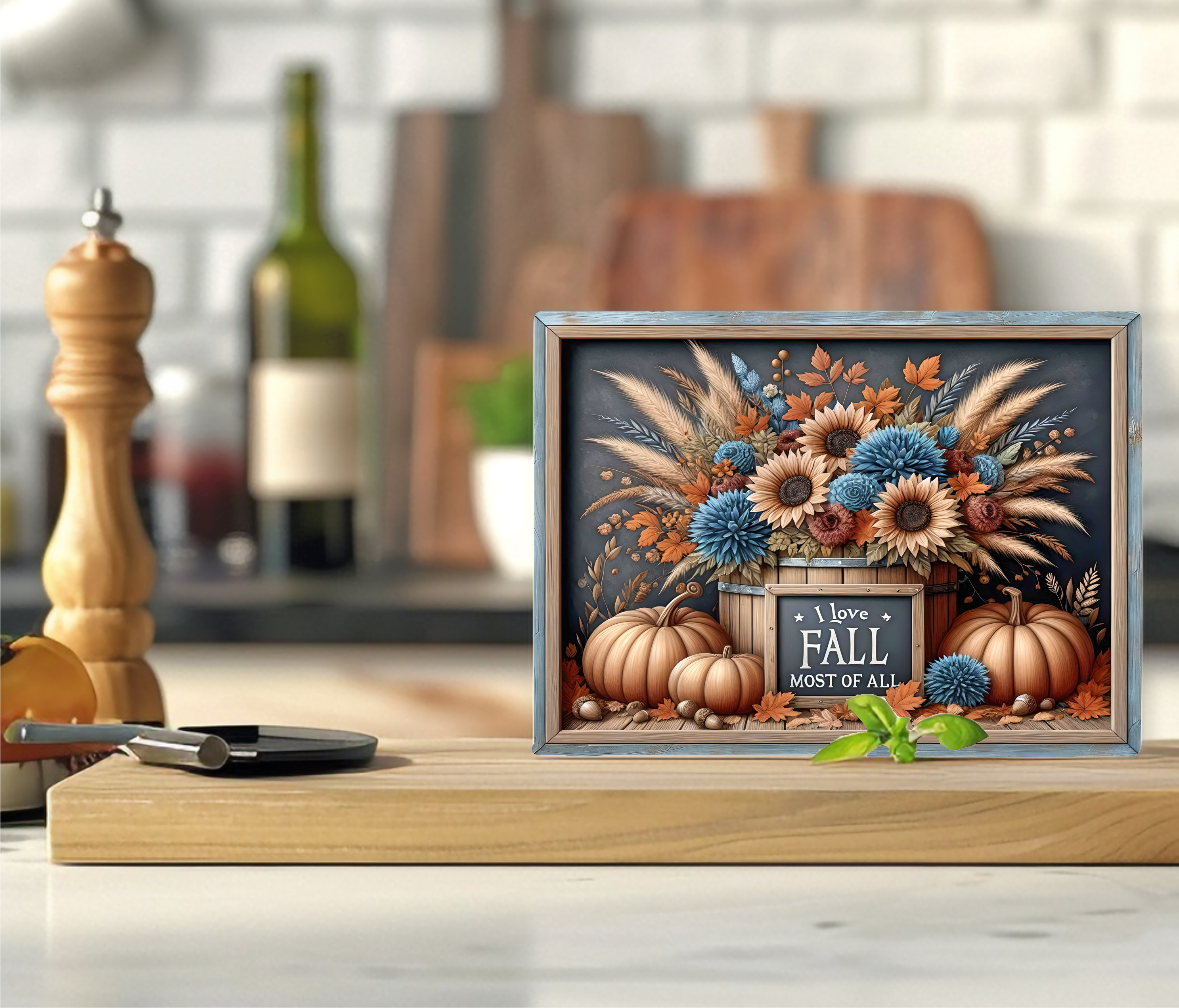 I Love Fall Most Of All - Cutting Board - Sublimation Transfer