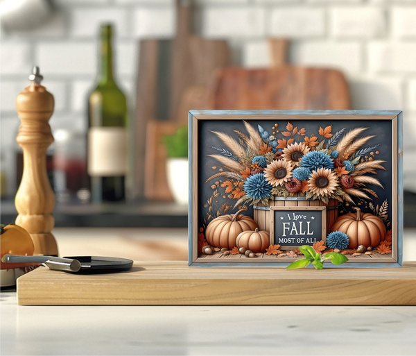 I Love Fall Most Of All - Cutting Board - Sublimation Transfer