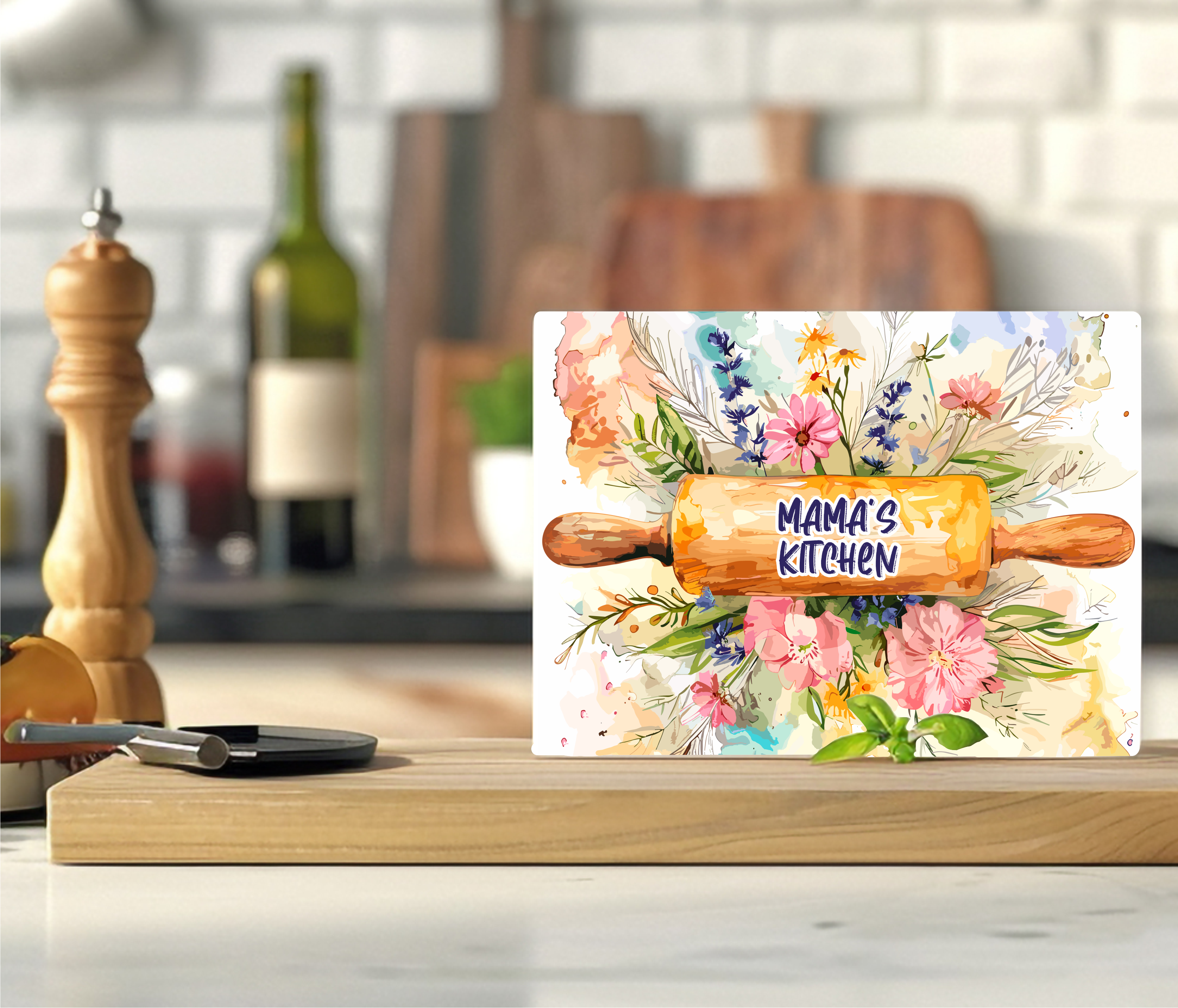 Mama's Kitchen - Cutting Board - Sublimation Transfer