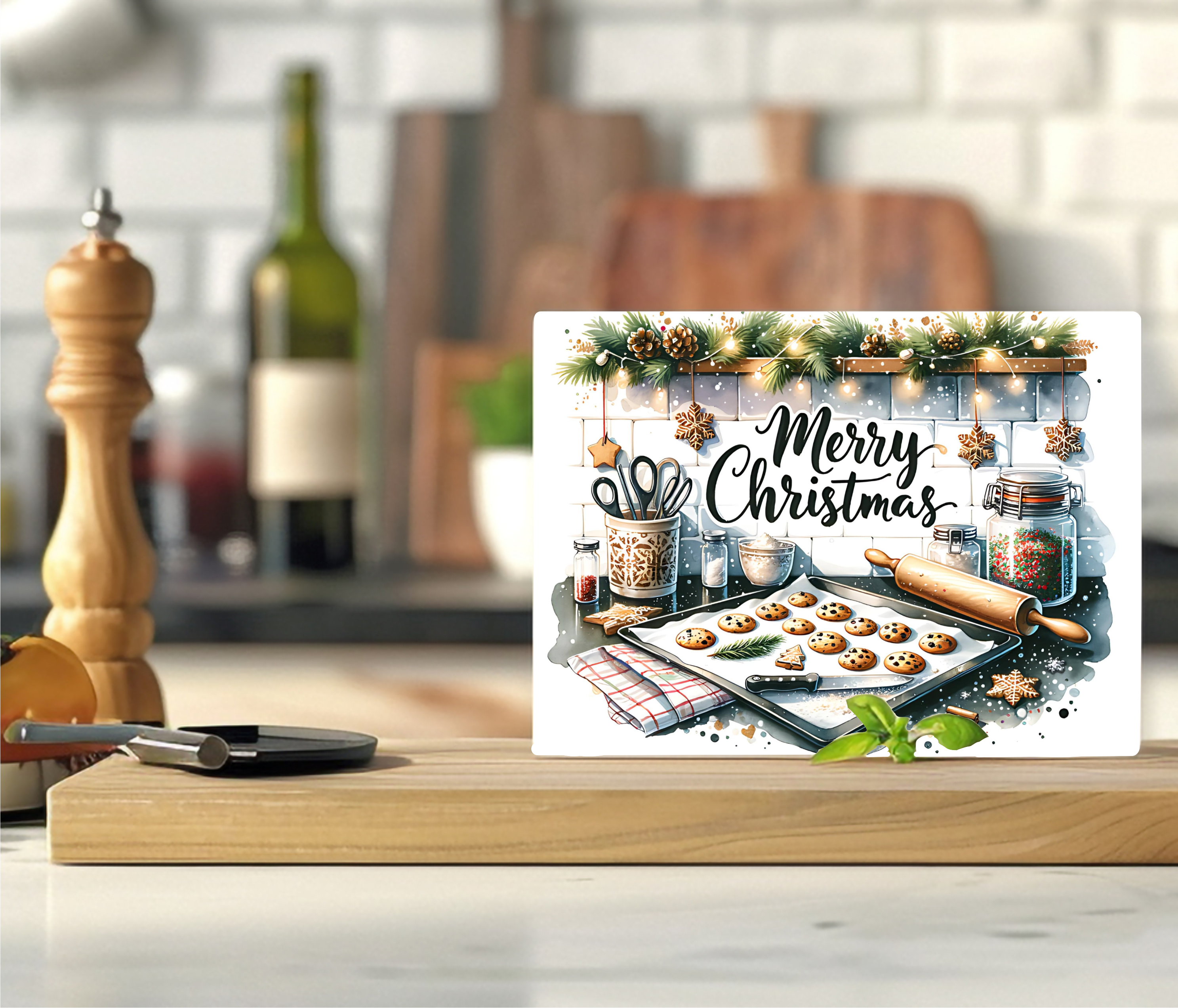 Christmas Cookies - Cutting Board - Sublimation Transfer