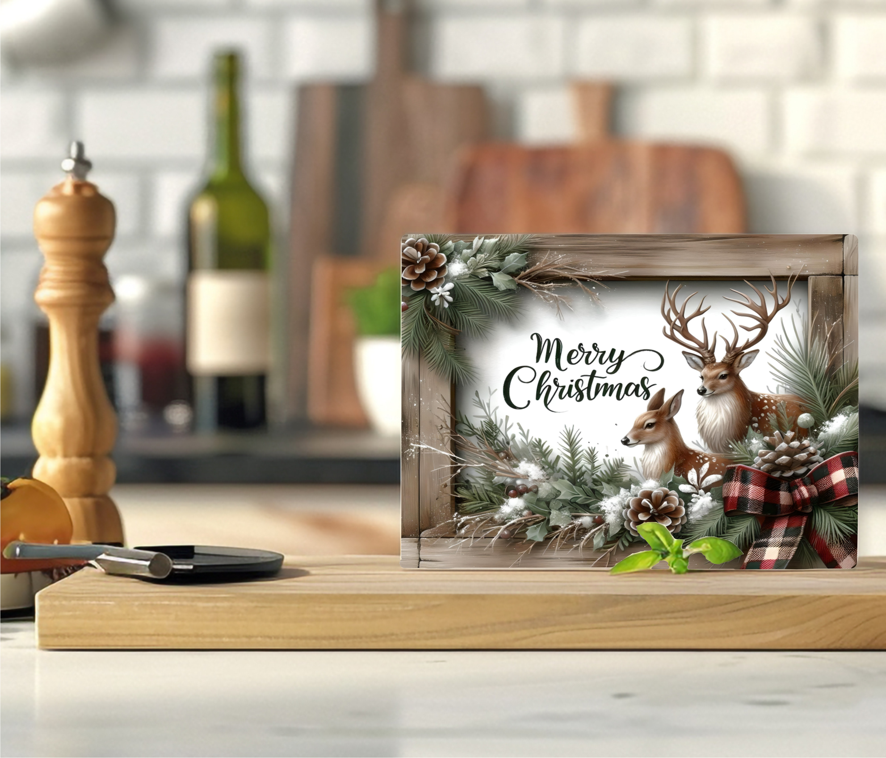 Merry Christmas - Cutting Board - Sublimation Transfer
