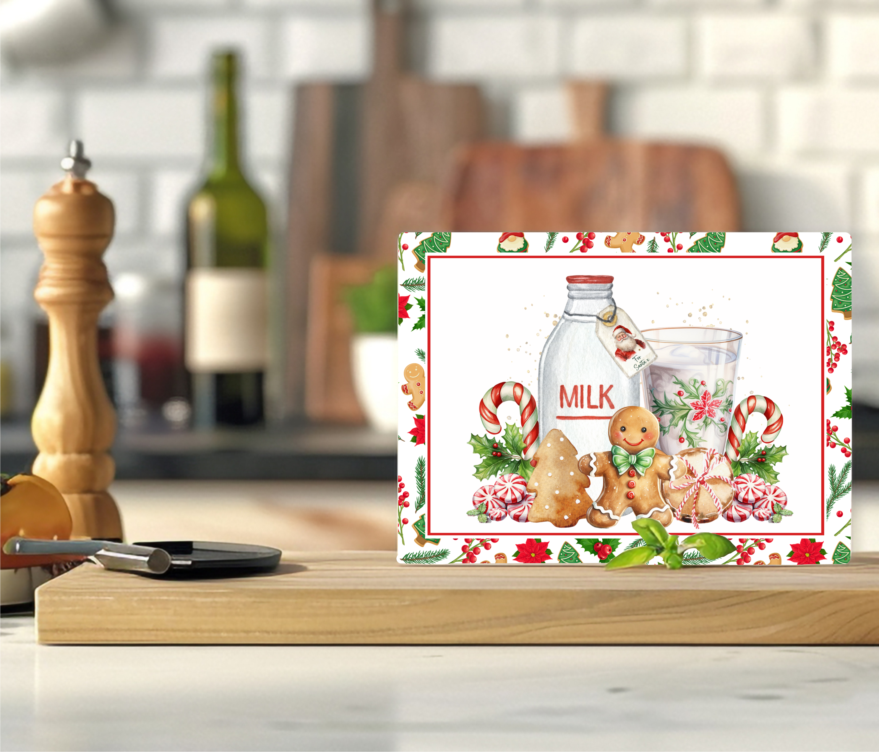 Christmas Elements - Cutting Board - Sublimation Transfer