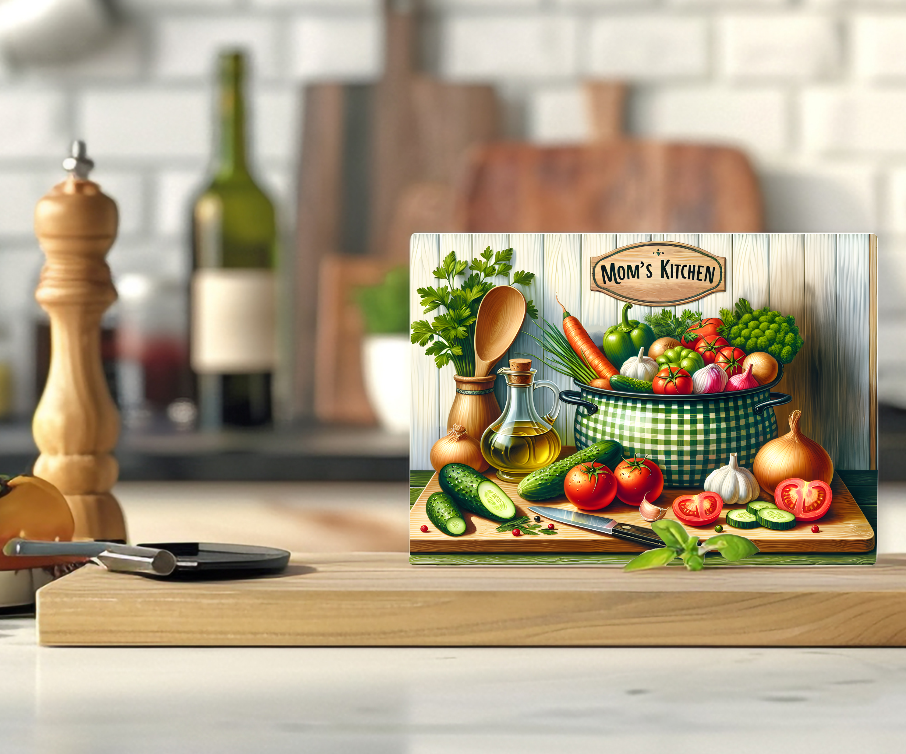 Mom's Kitchen - Cutting Board - Sublimation Transfer