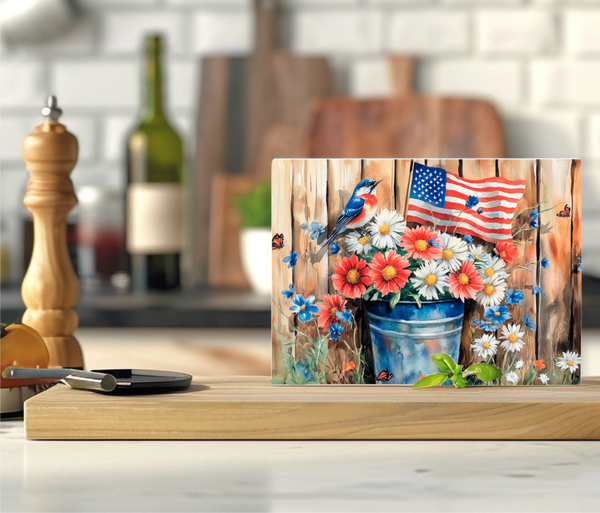 Patriotic Scene - Cutting Board - Sublimation Transfer