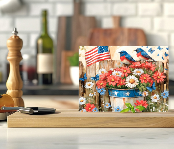 Patriotic Scene - Cutting Board - Sublimation Transfer