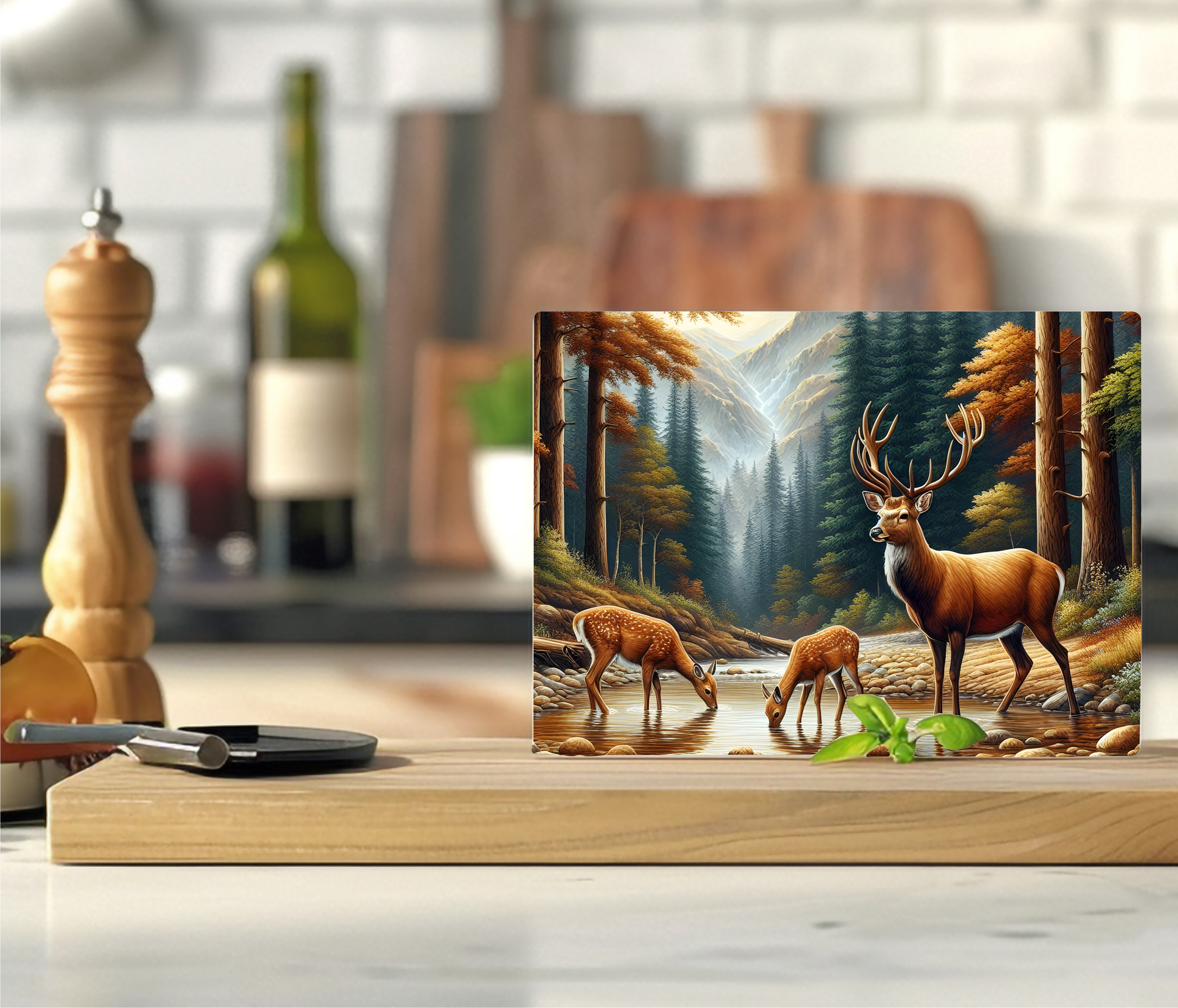 Peaceful Deer - Cutting Board - Sublimation Transfer