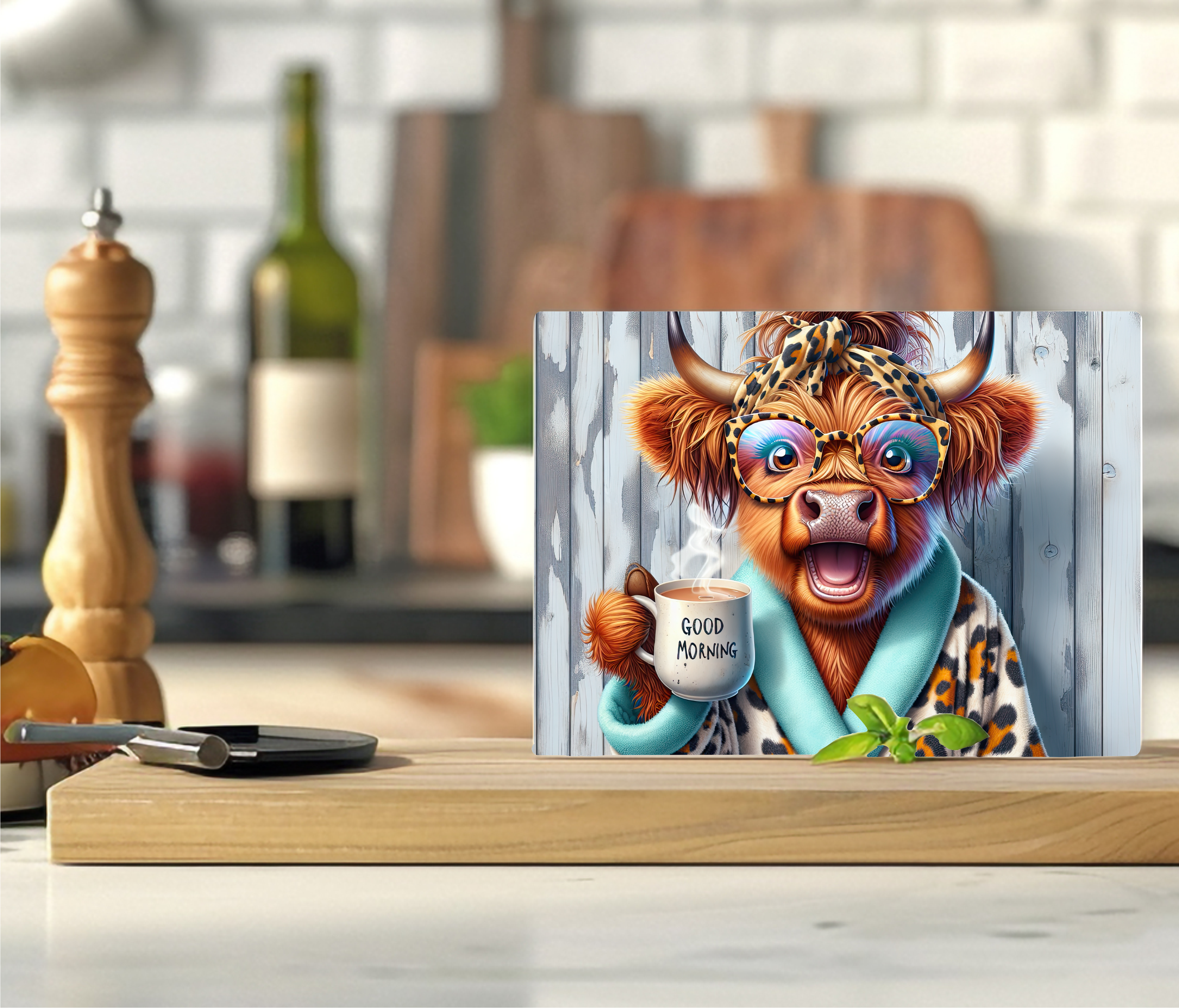Country Cow - Cutting Board - Sublimation Transfer