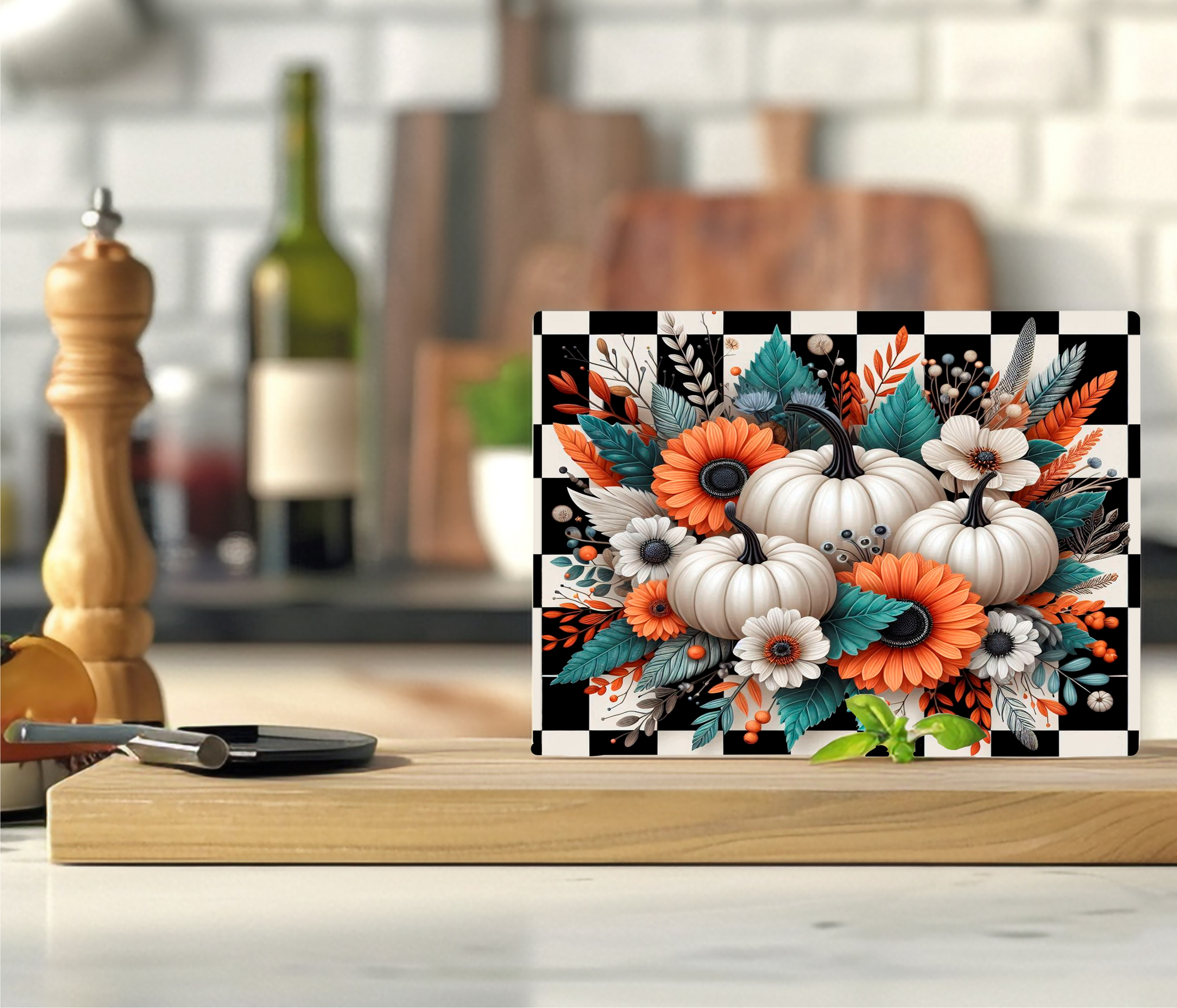 Autumn Bouquet - Cutting Board - Sublimation Transfer