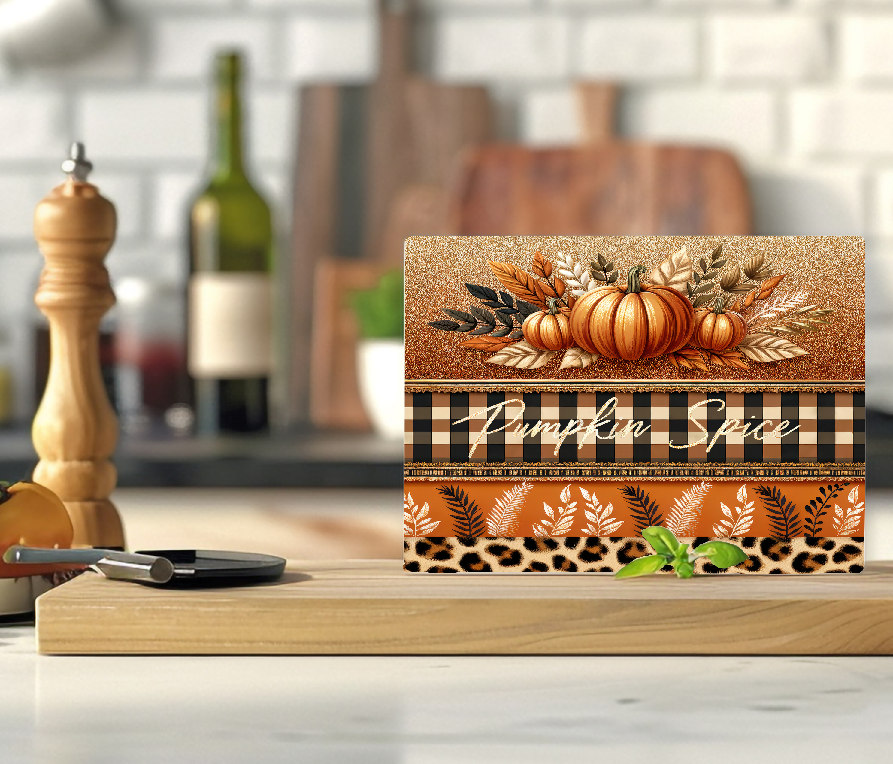 Pumpkin Spice - Cutting Board - Sublimation Transfer
