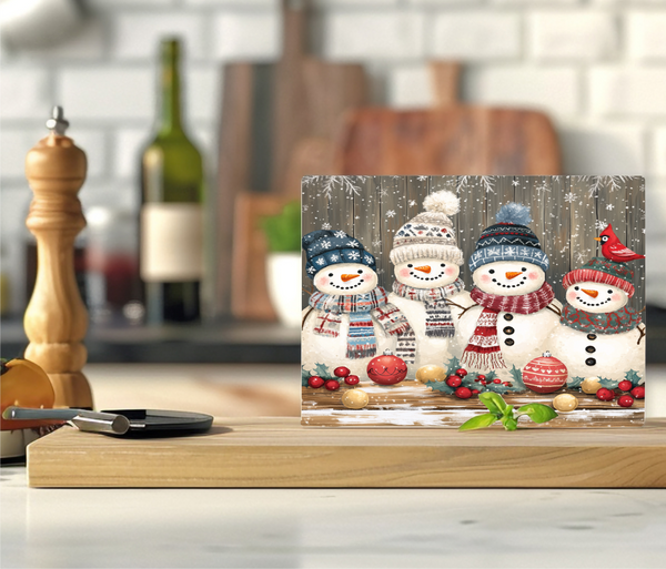 Snowmen - Cutting Board - Sublimation Transfer