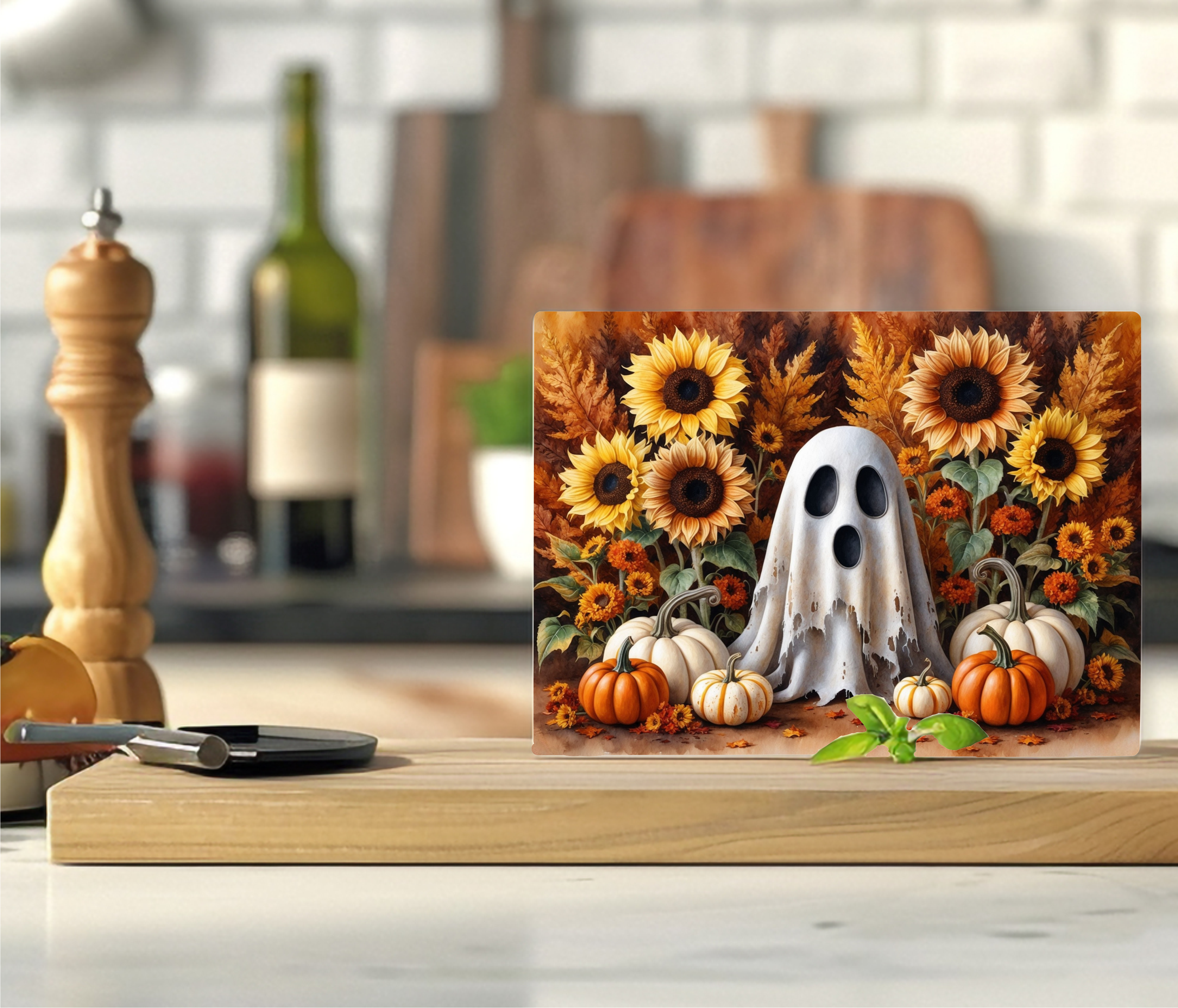 Ghost Season - Cutting Board - Sublimation Transfer