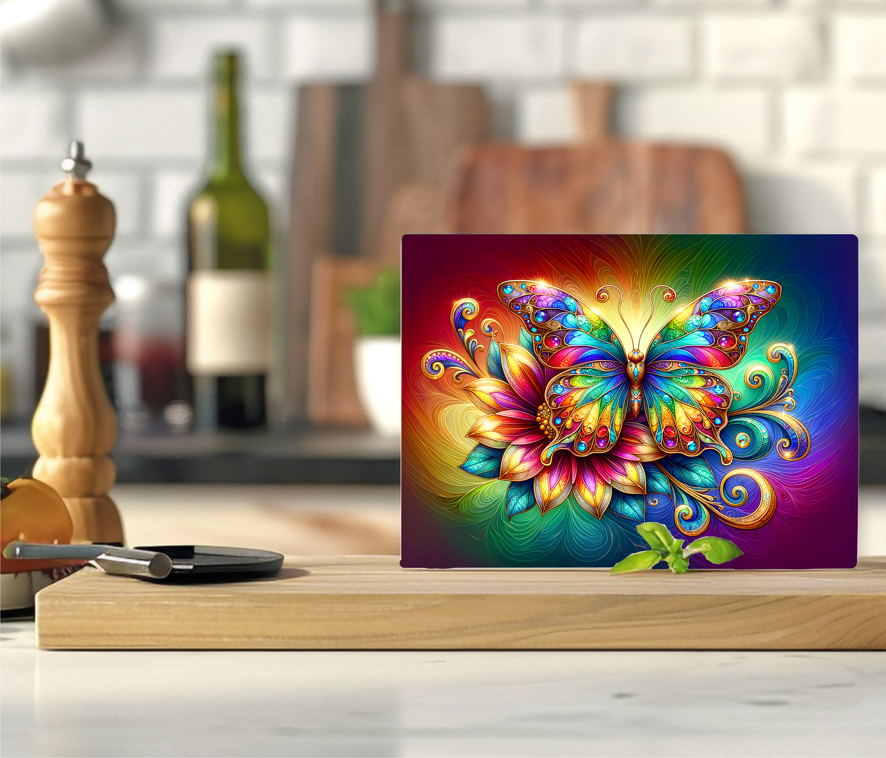 Brilliant Butterfly - Cutting Board - Sublimation Transfer