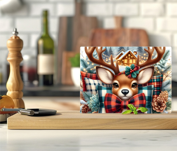 Christmas Deer - Cutting Board - Sublimation Transfer
