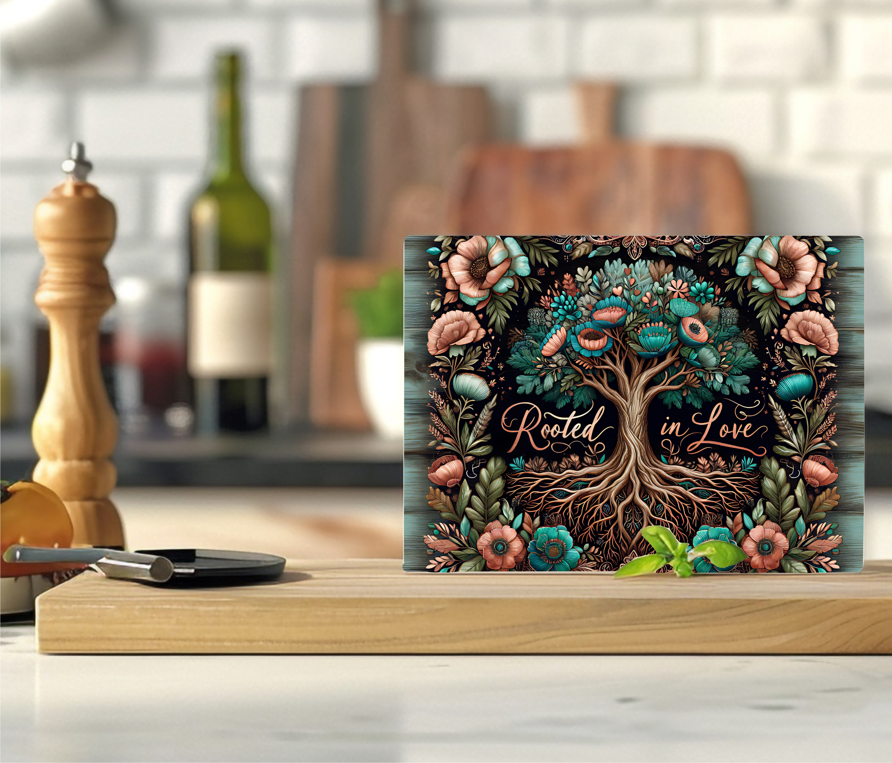 Rooted In Love - Cutting Board - Sublimation Transfer