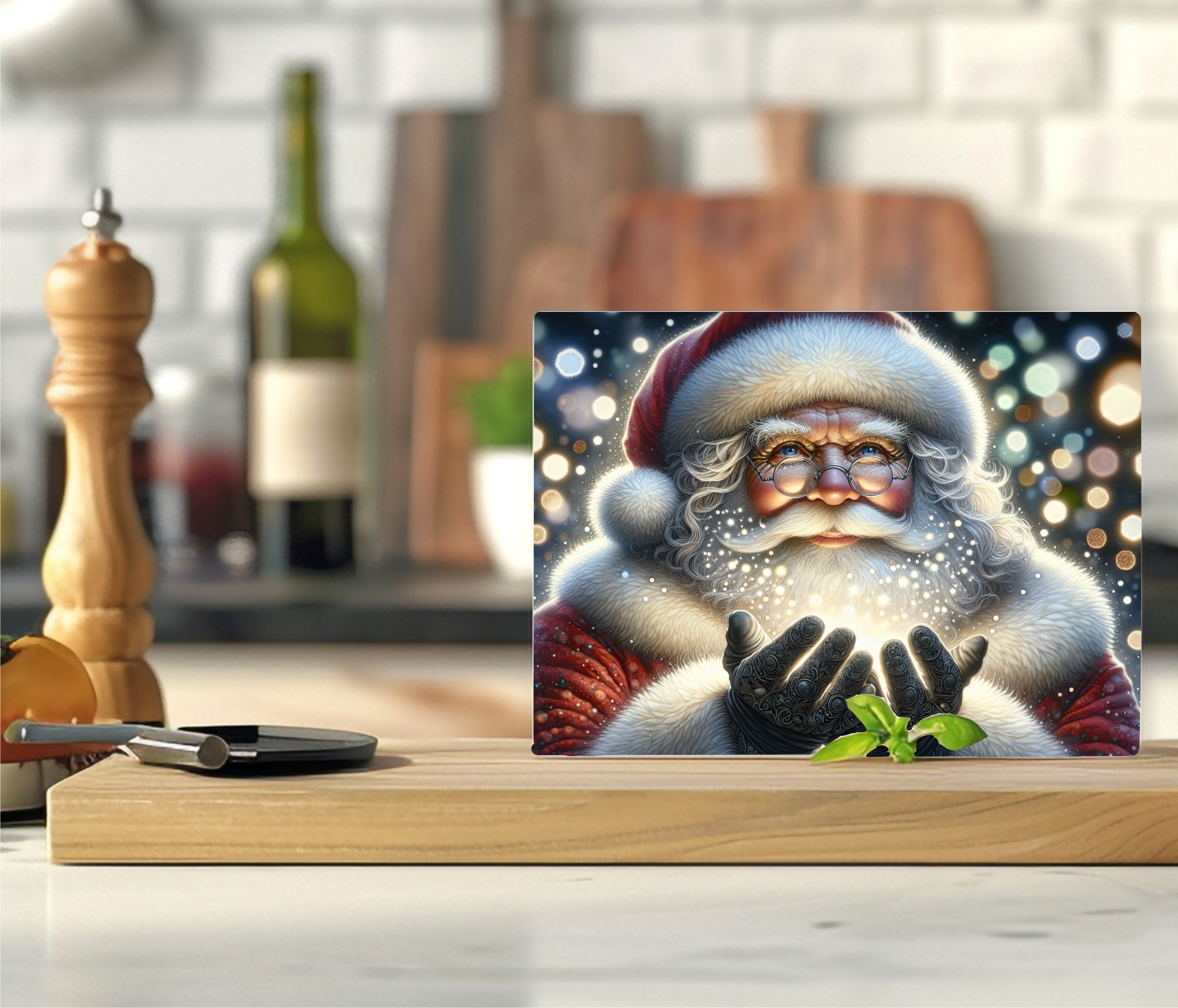 Christmas Church - Cutting Board - Sublimation Transfer