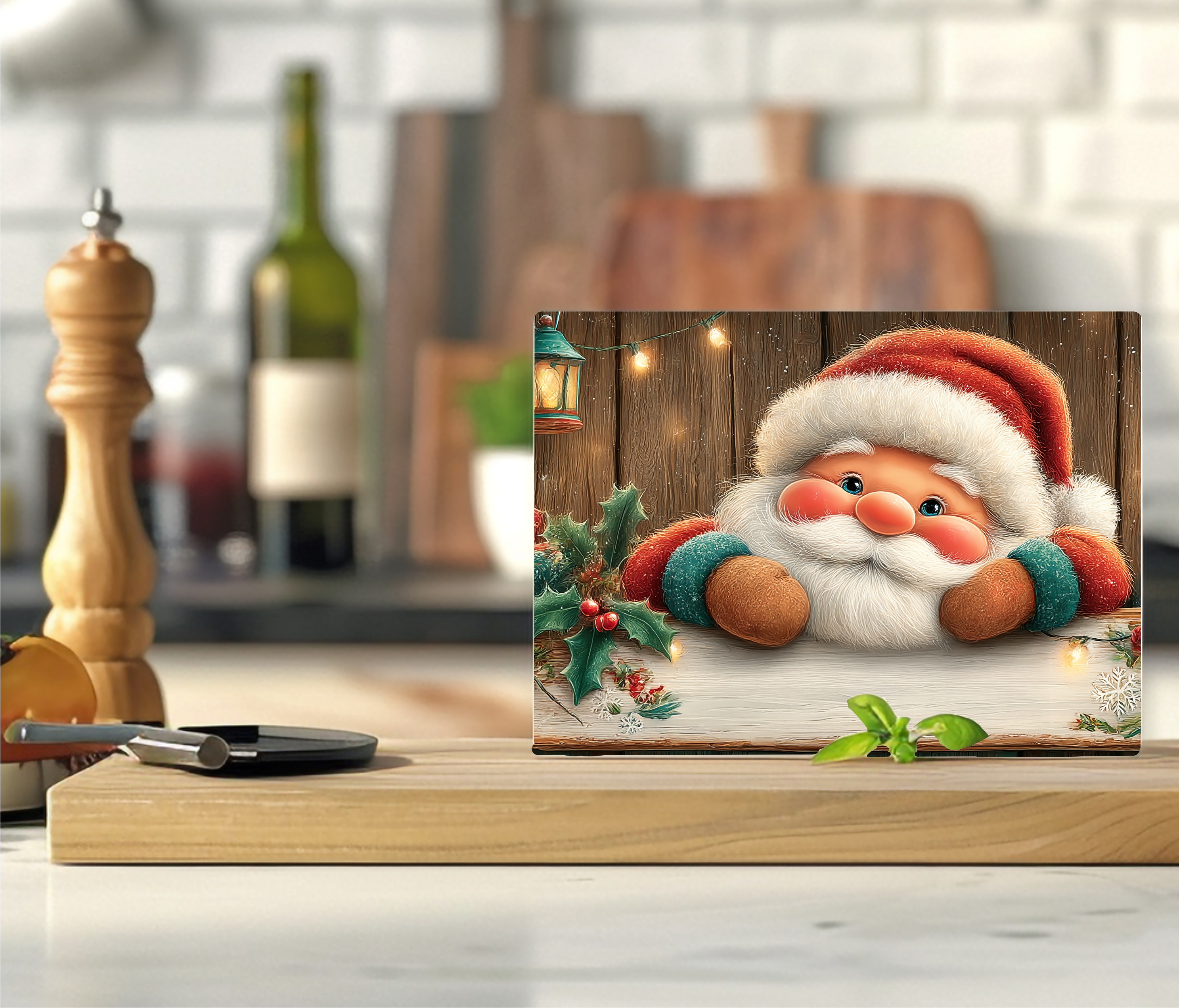 Santa - Cutting Board - Sublimation Transfer