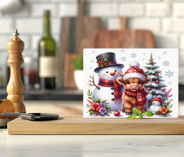 Snow Friends - Cutting Board - Sublimation Transfer