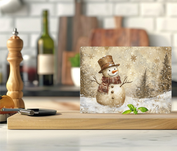 Snowman - Cutting Board - Sublimation Transfer