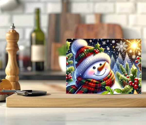 Snowman - Cutting Board - Sublimation Transfer