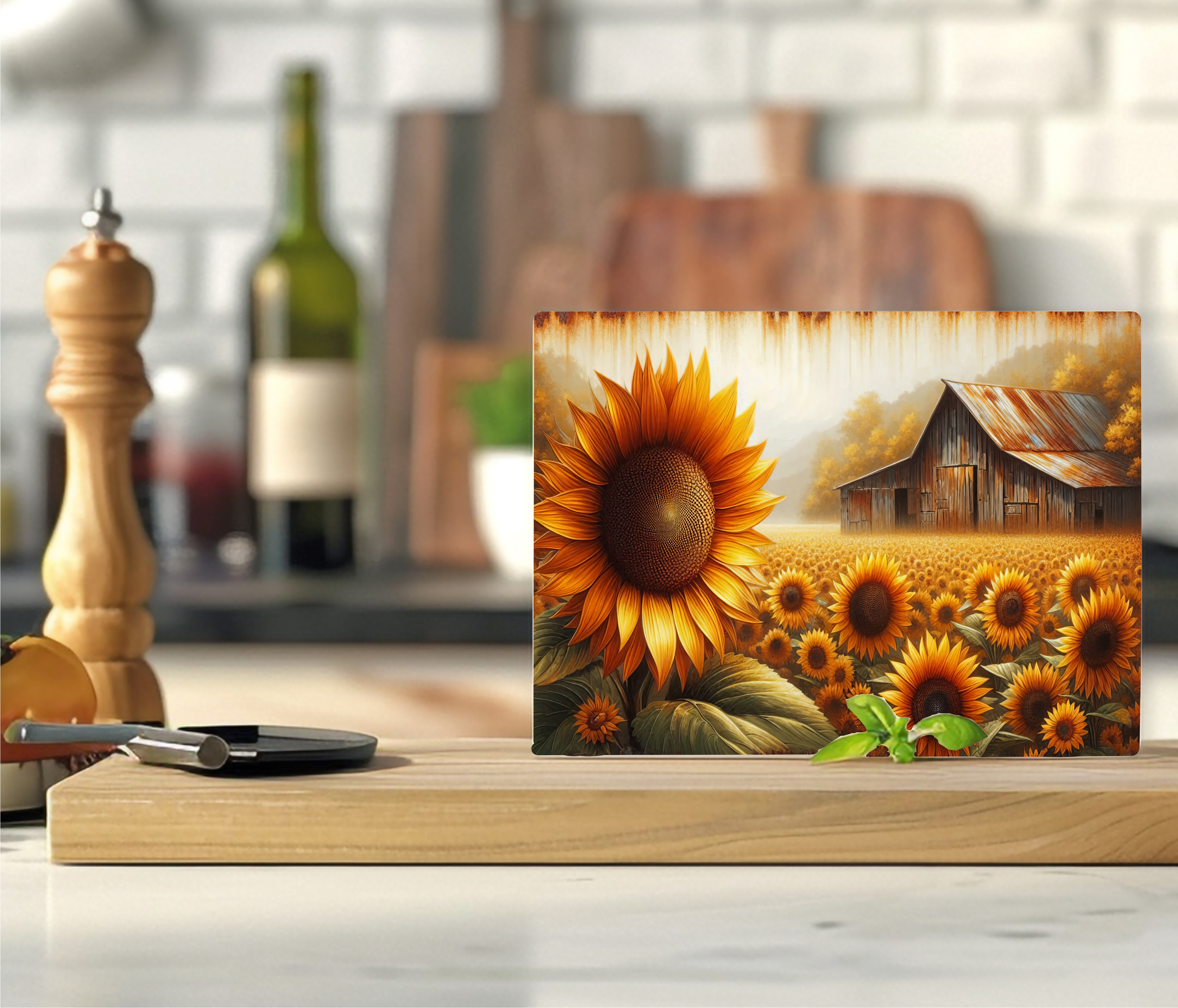 Sunflowers - Cutting Board - Sublimation Transfer