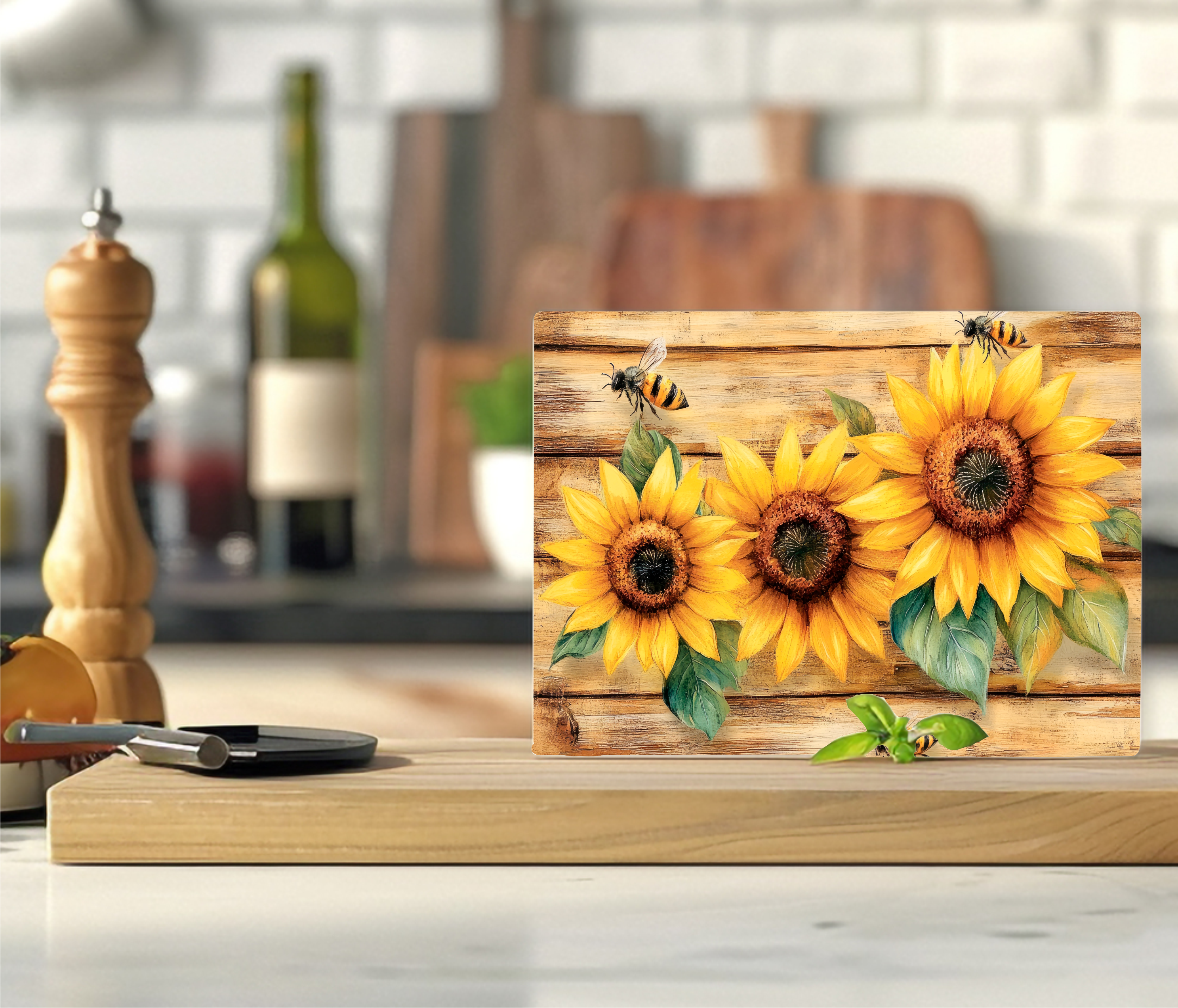 Sunflowers - Cutting Board - Sublimation Transfer
