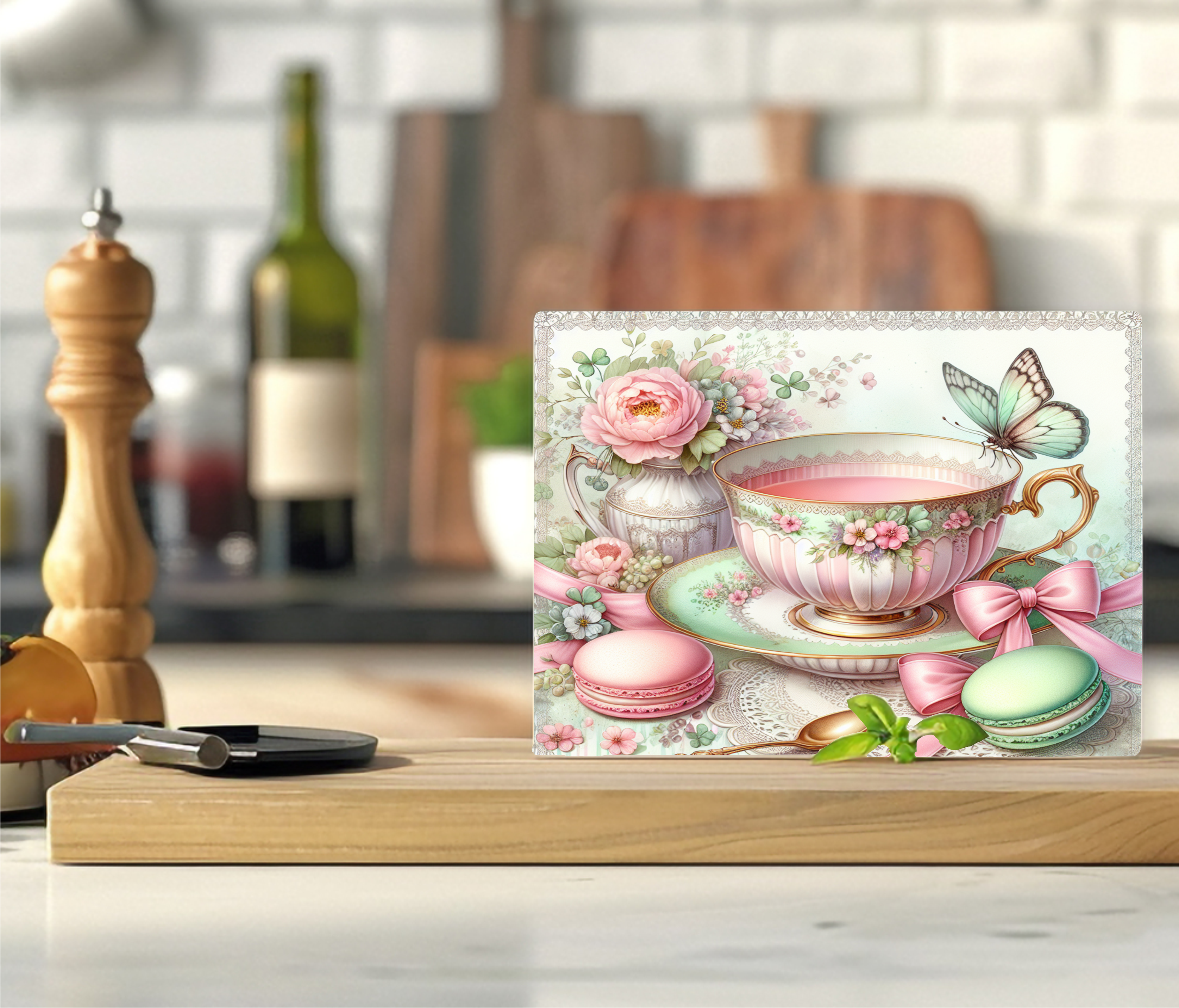 Teacup - Cutting Board - Sublimation Transfer