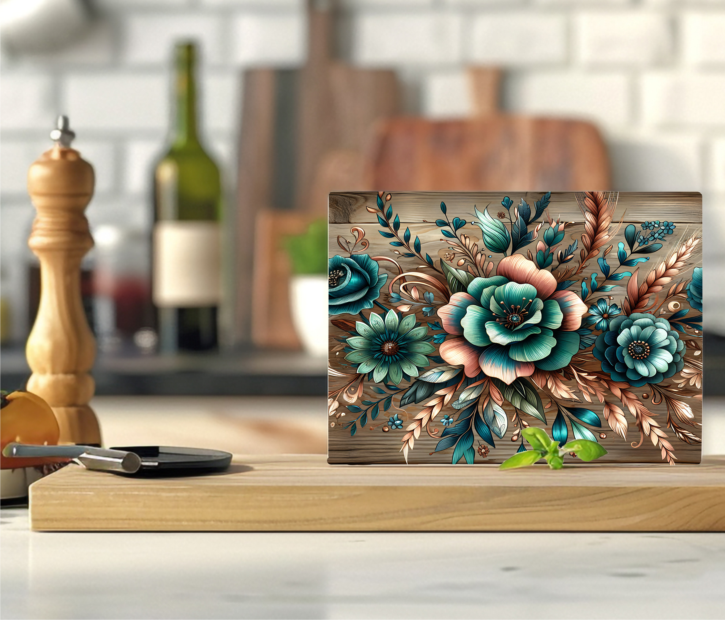 Floral - Cutting Board - Sublimation Transfer