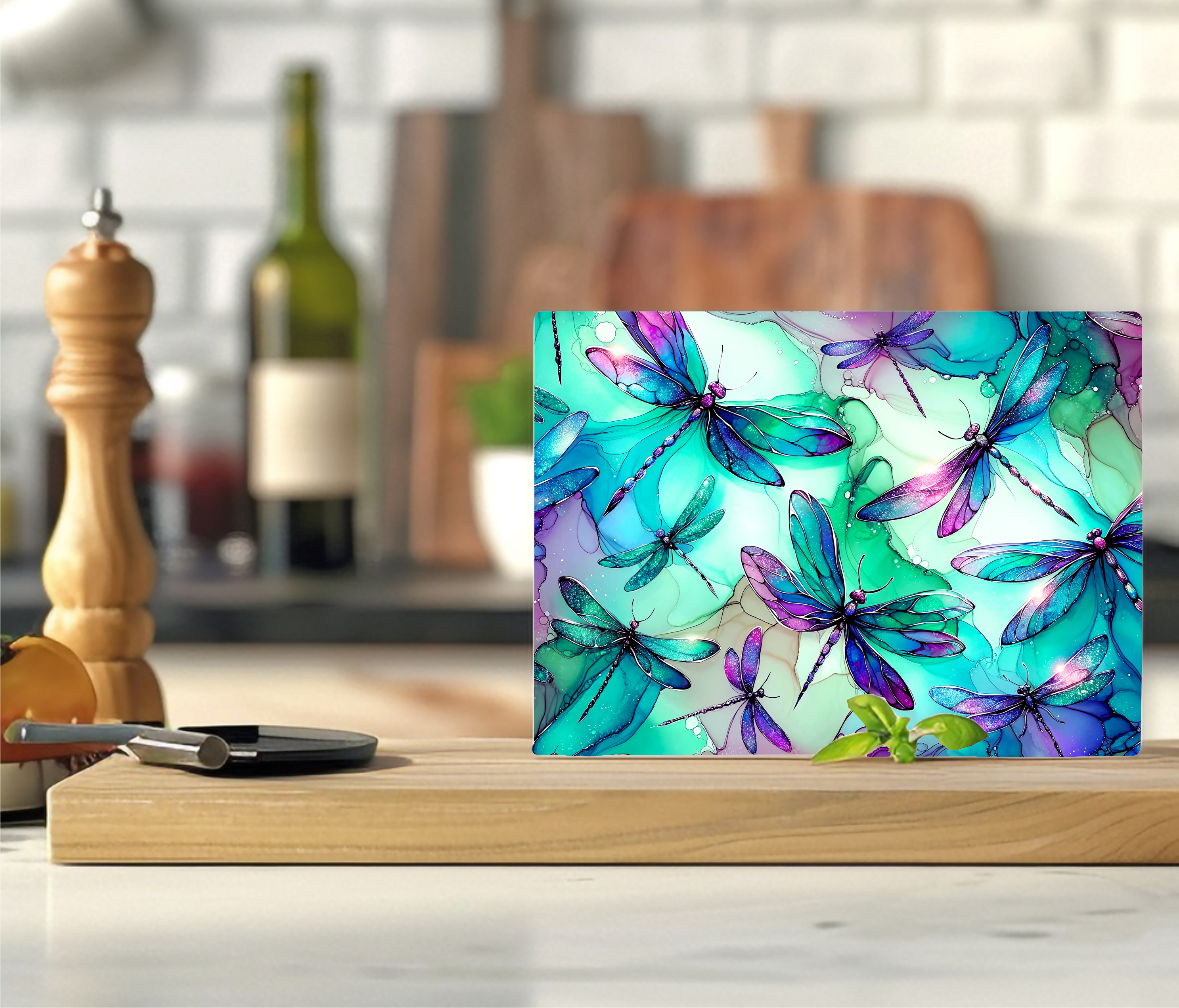 Dragonflies - Cutting Board - Sublimation Transfer