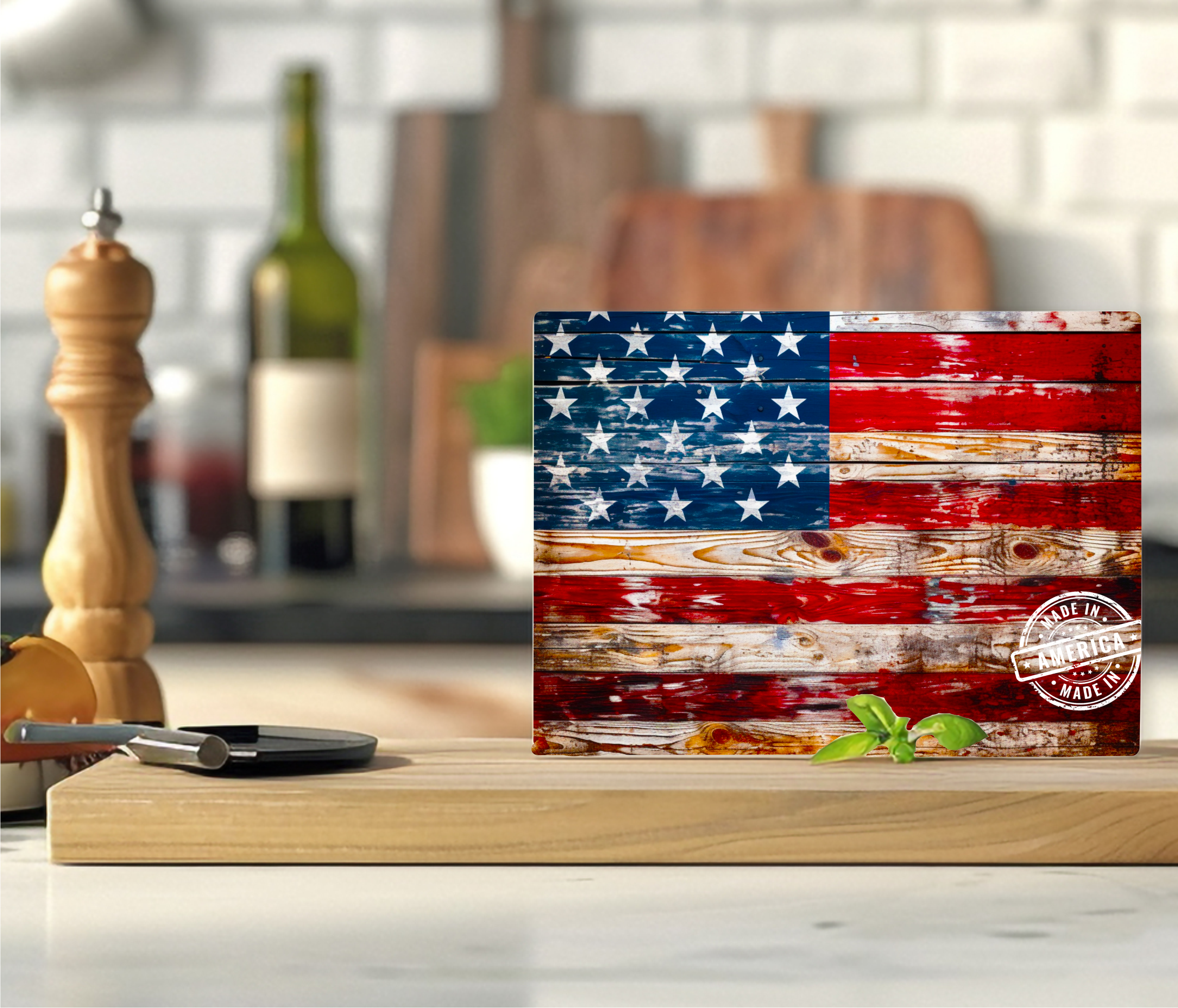 American Flag - Cutting Board - Sublimation Transfer