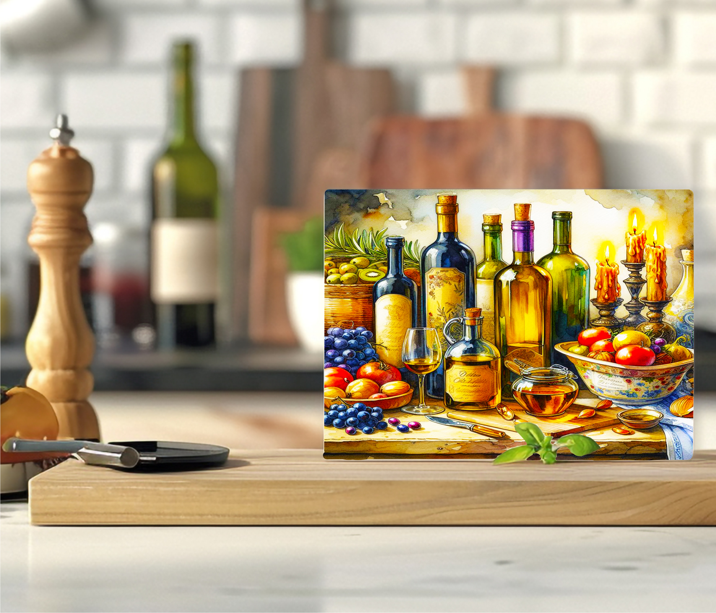 Italian Vibes - Cutting Board - Sublimation Transfer